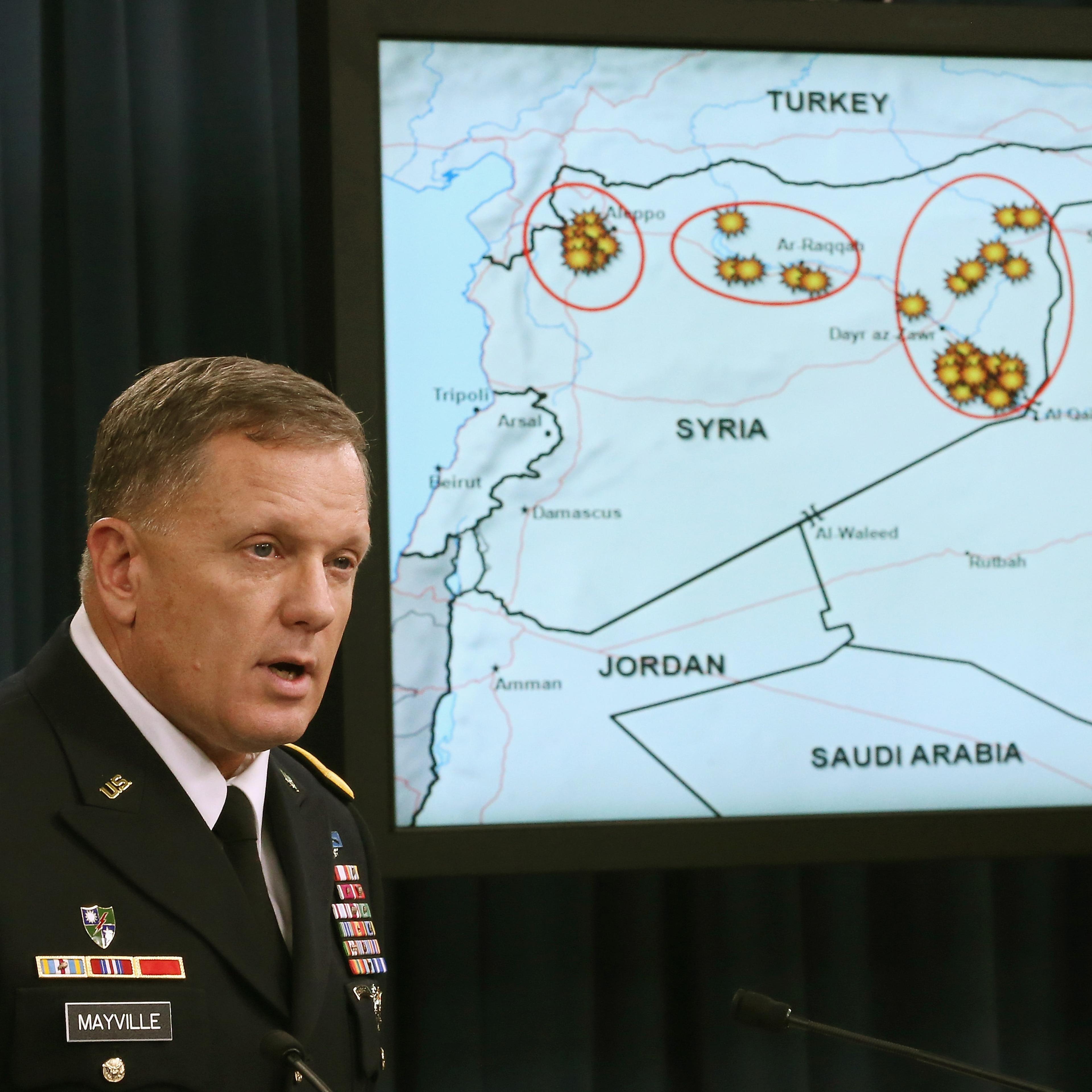 Lt. General William Mayville Jr. Briefs The Media At Pentagon On Recent Strikes Against ISIL In Syria