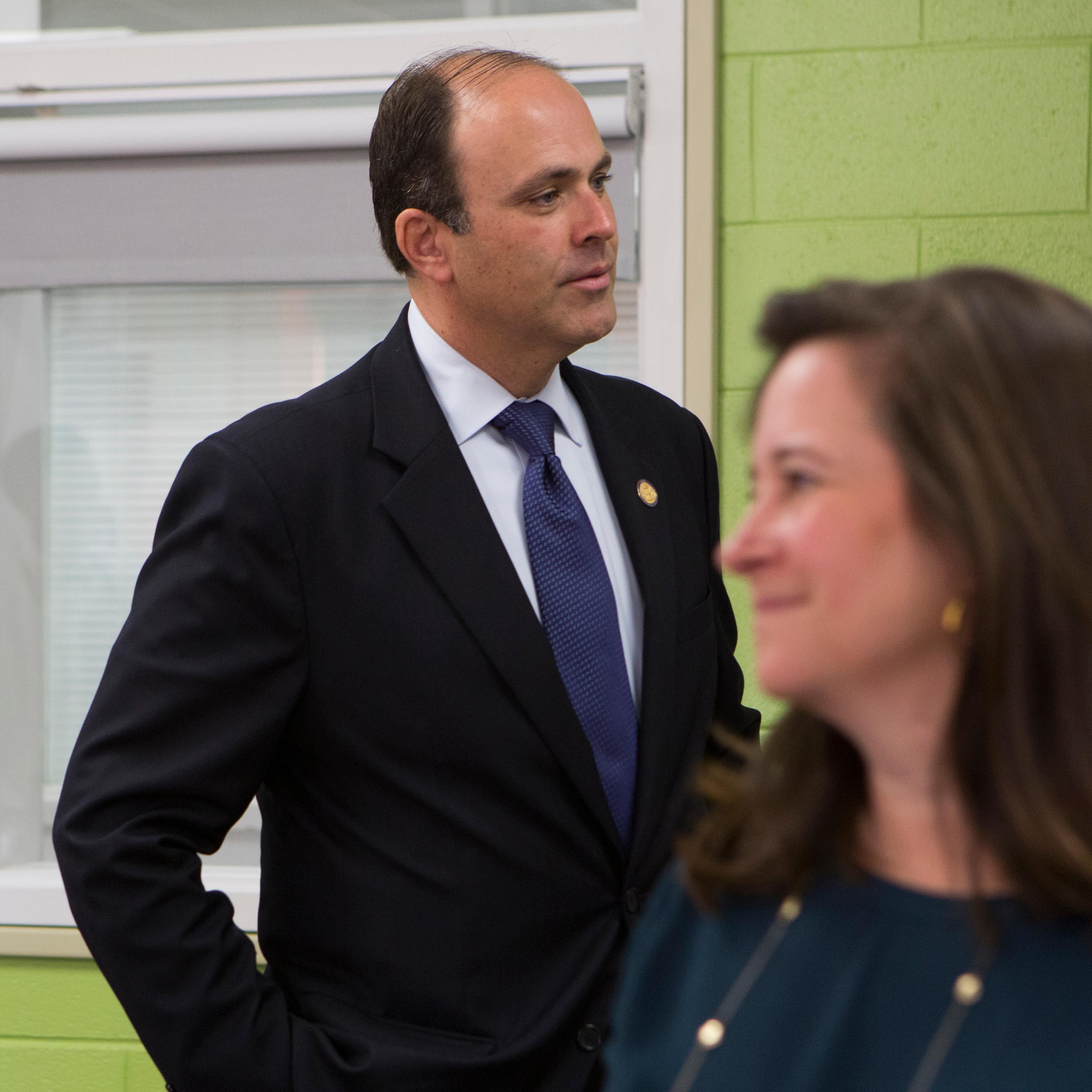NEWPORT NEWS, VA - November 28: Republican David Yancey and De