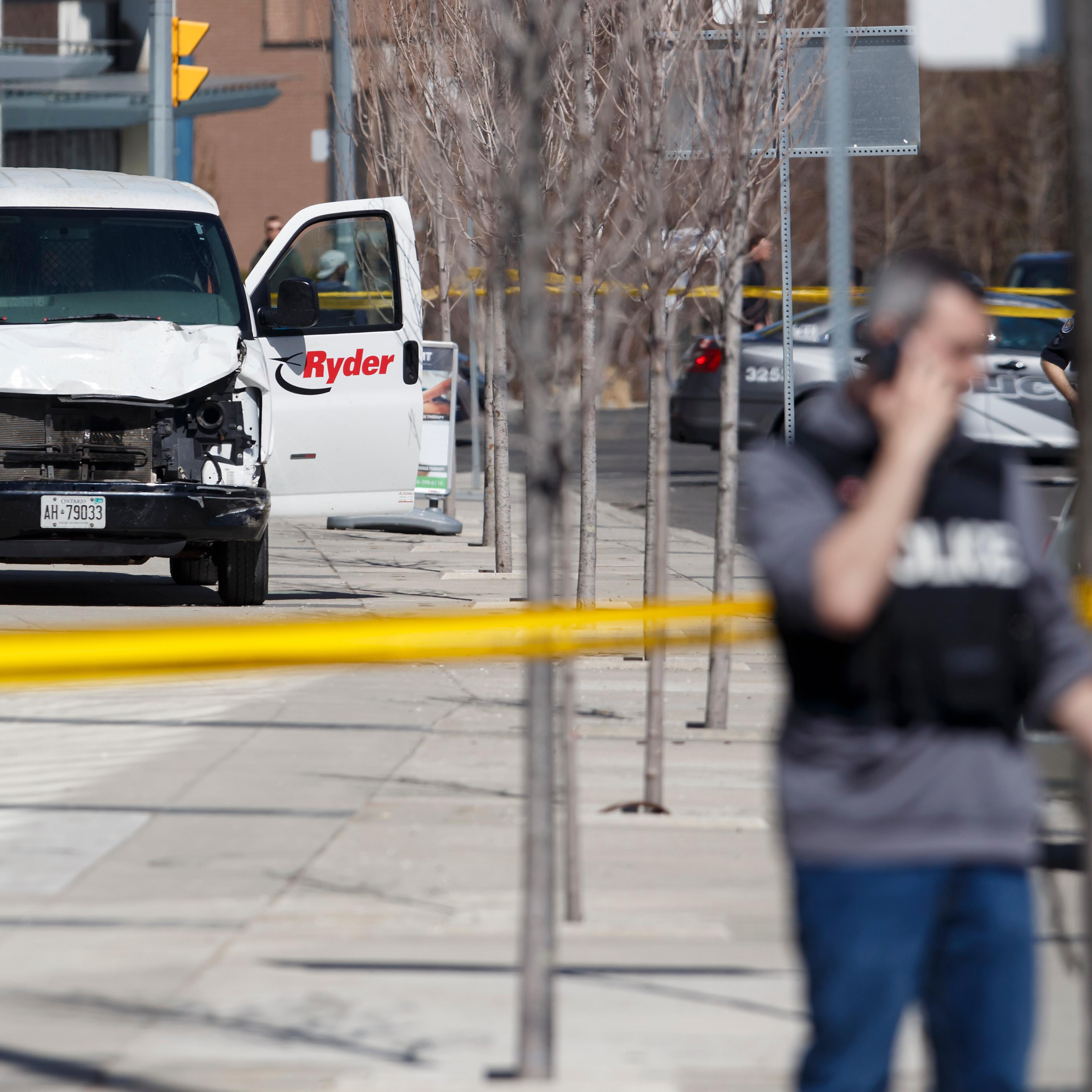 Rental Van Plows Into Pedestrians On Toronto Street, Injuring At Least Eight