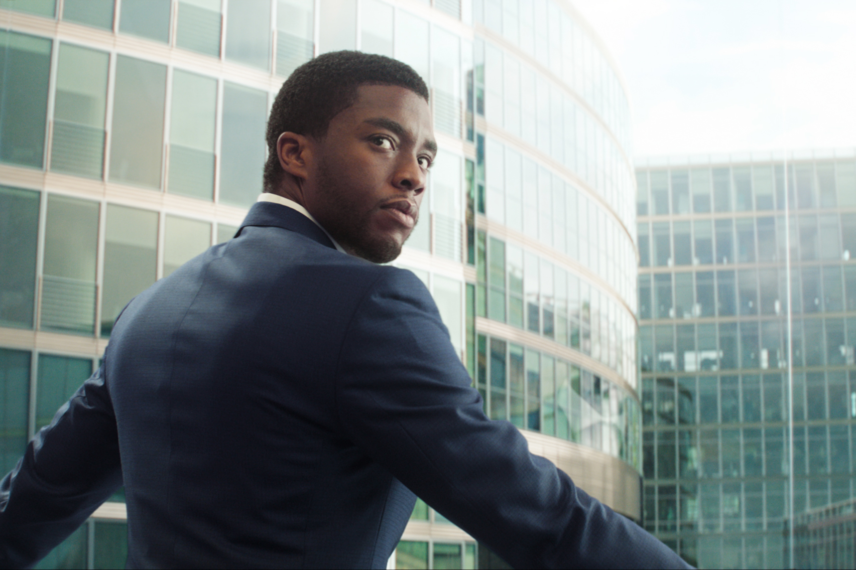 Chadwick Boseman as T'Challa in Captain America: Civil War.