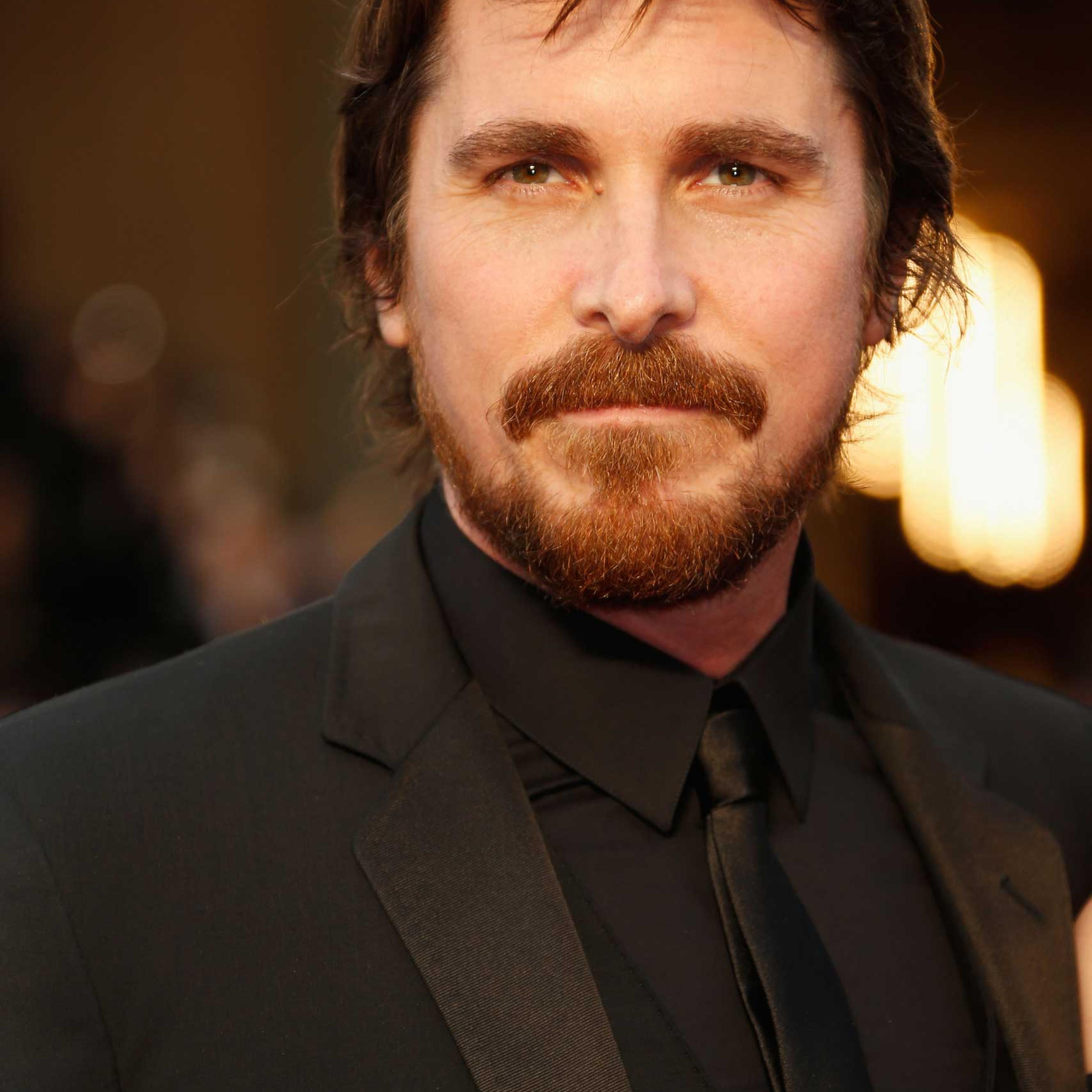 Christian Bale attends the 86th Oscars on March 2, 2014 in Hollywood.