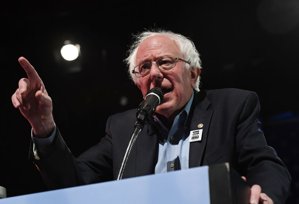 Sen. Bernie Sanders Attends Rally For Nevada Democrats In Las Vegas