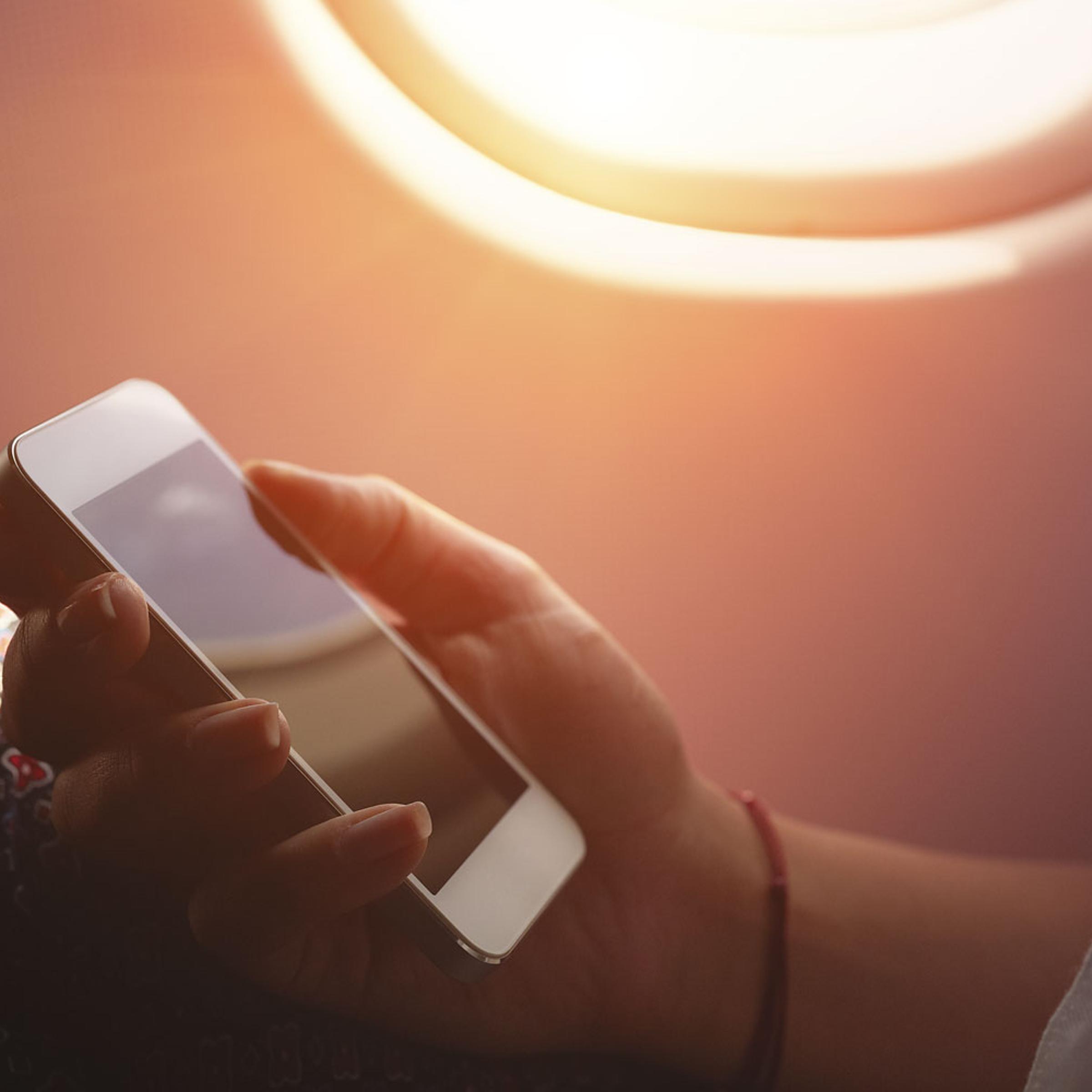 Phone on Plane