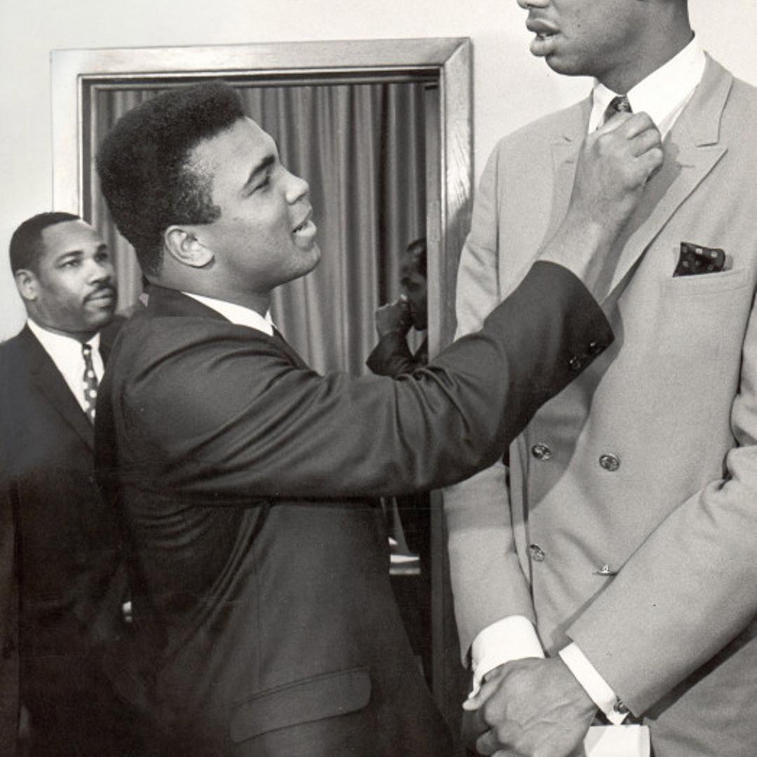 Muhammad Ali with Kareem Abdul-Jabbar