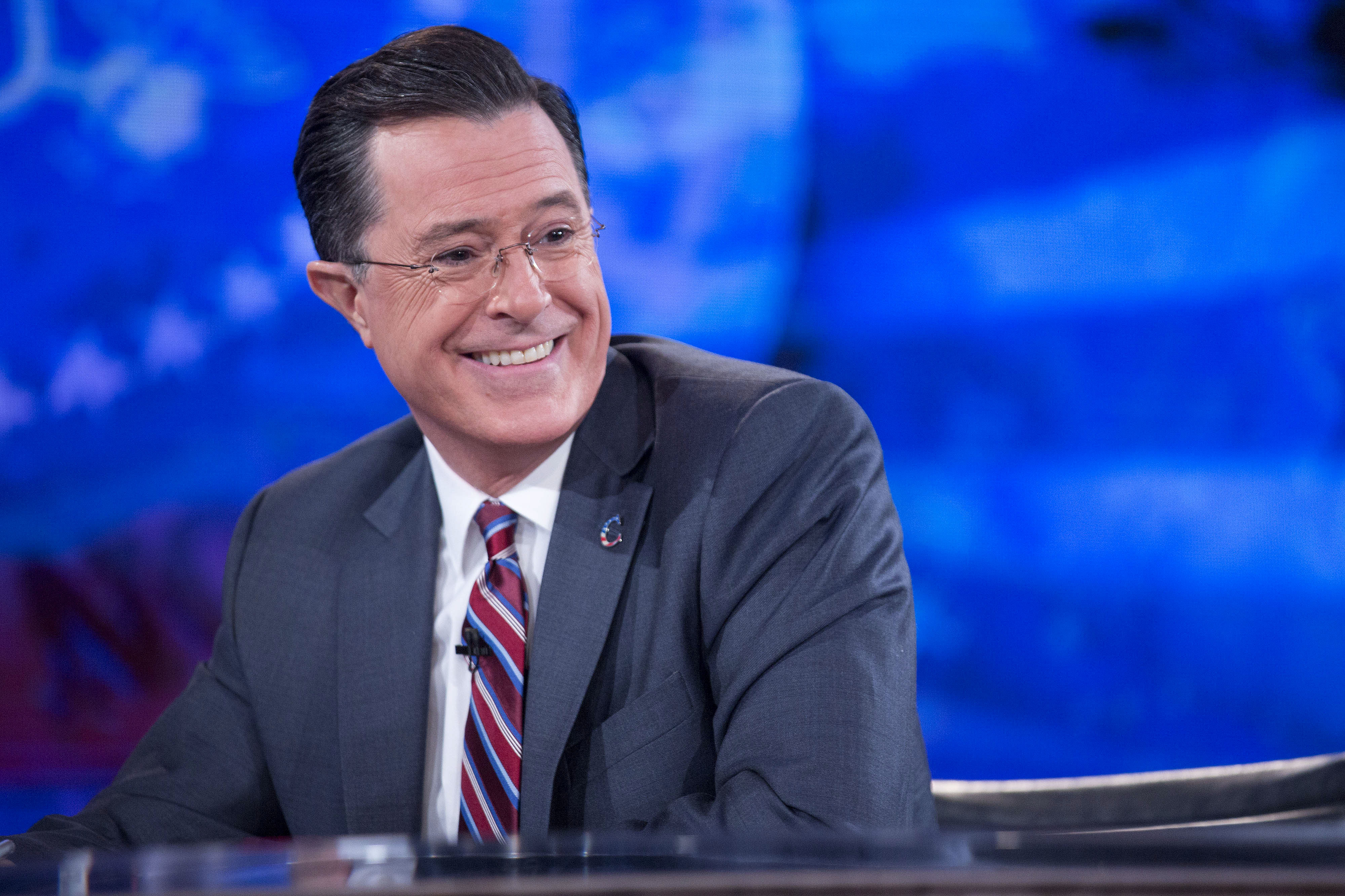 Stephen Colbert during a taping of Comedy Central's 'The Colbert Report.'