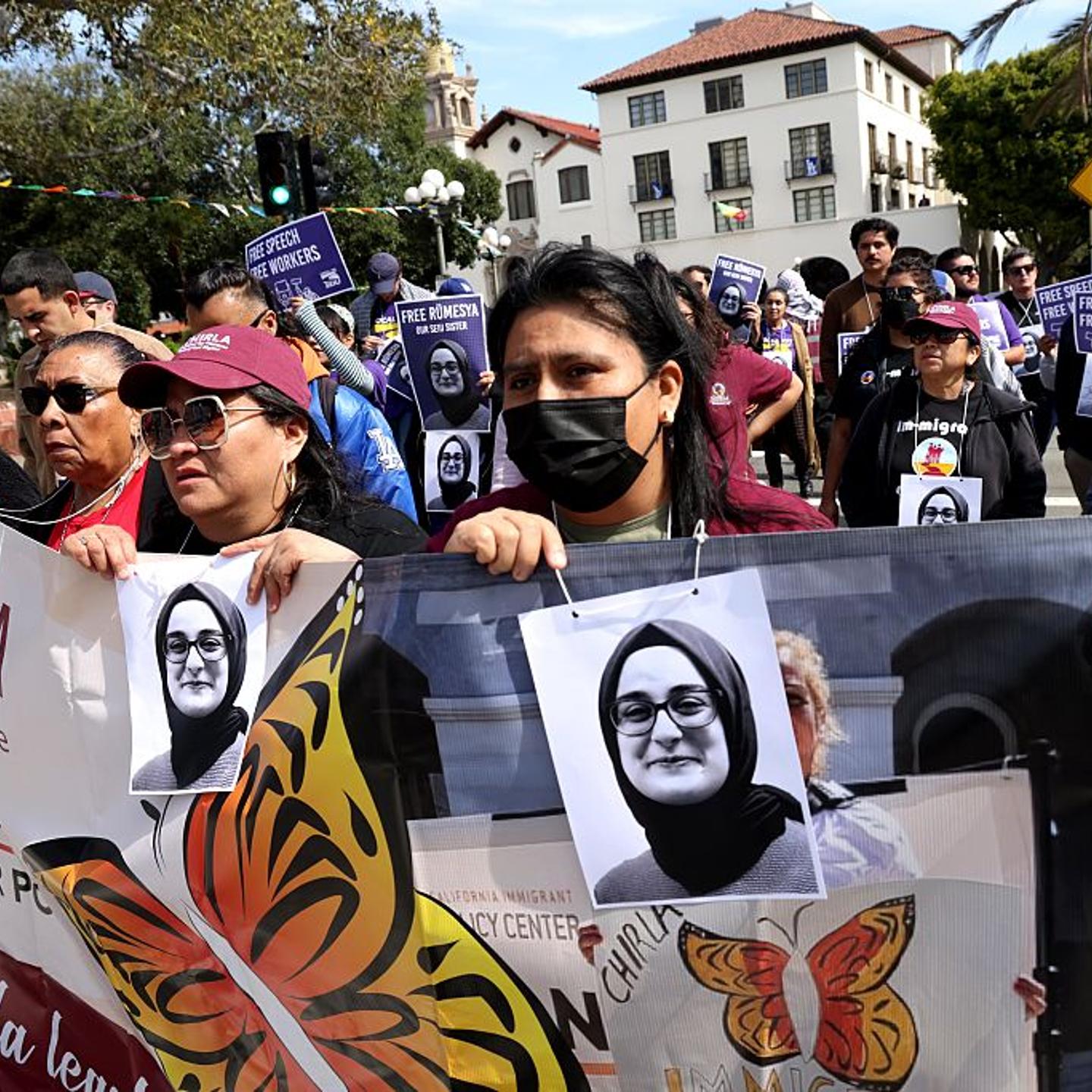 SEIU march/rally