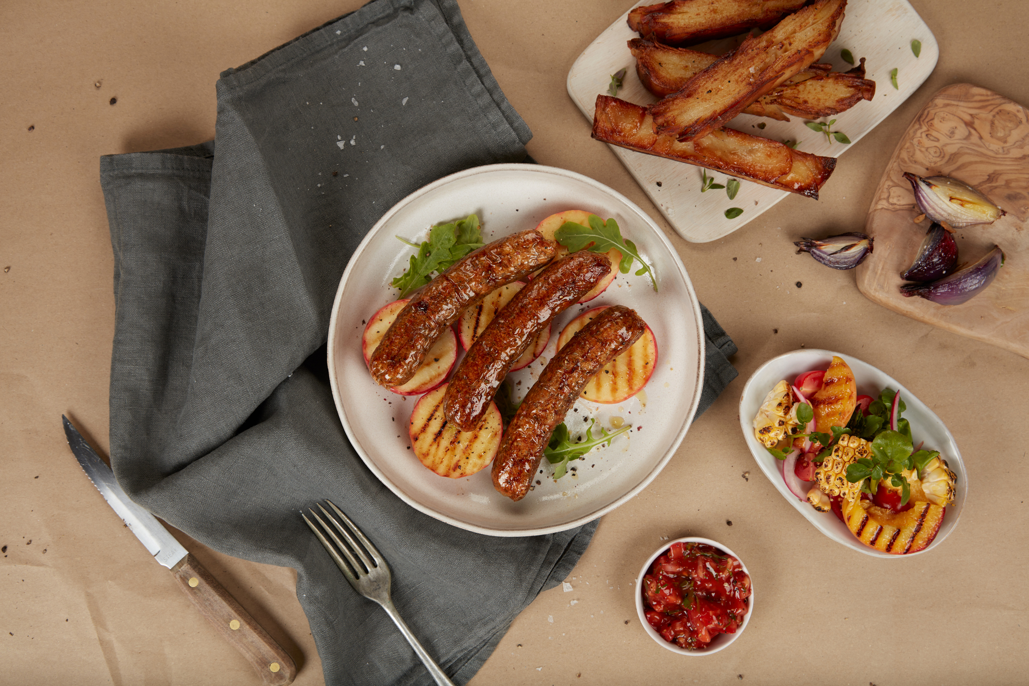 Cultivated Meat Sausages from Ivy Farm Technologies, Oxford