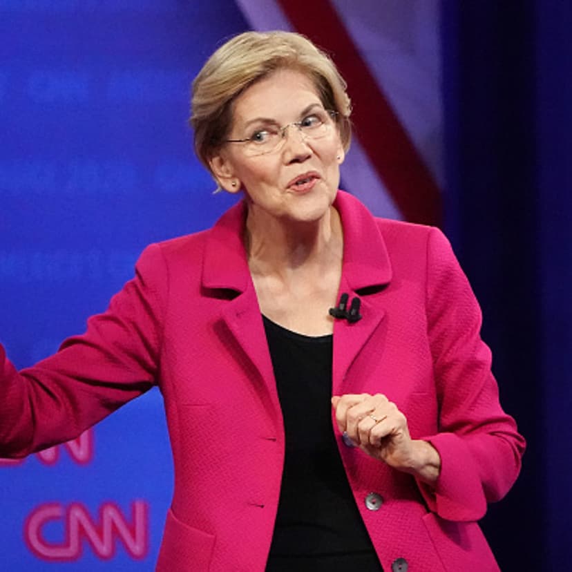 Democratic presidential candidate, Sen. Elizabeth Warren speaks at the Human Rights Campaign Foundation and CNN presidential town hall focused on LGBTQ issues in Los Angeles, Calif., on October 10, 2019.