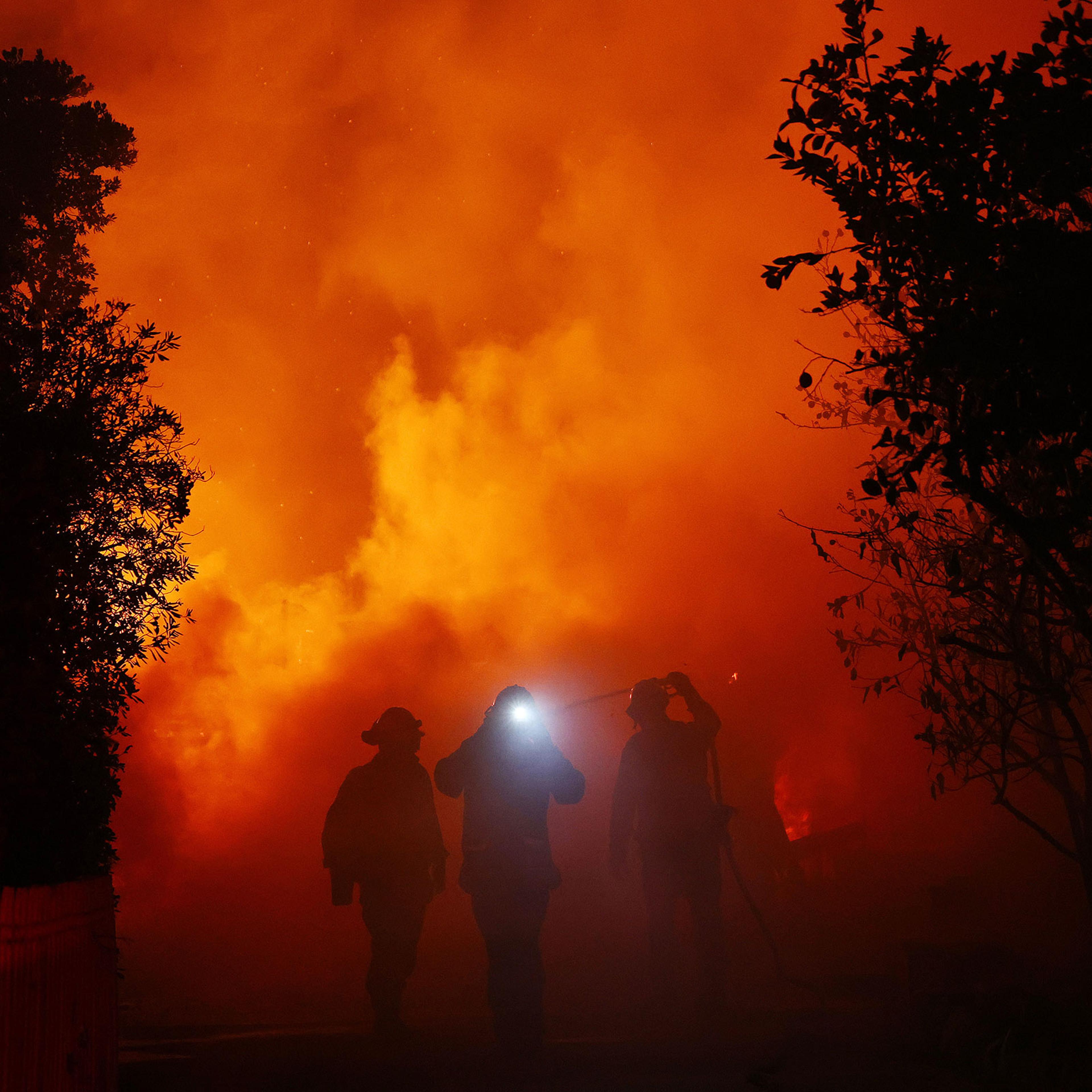 Powerful Winds Fuel Multiple Fires Across Los Angeles Area