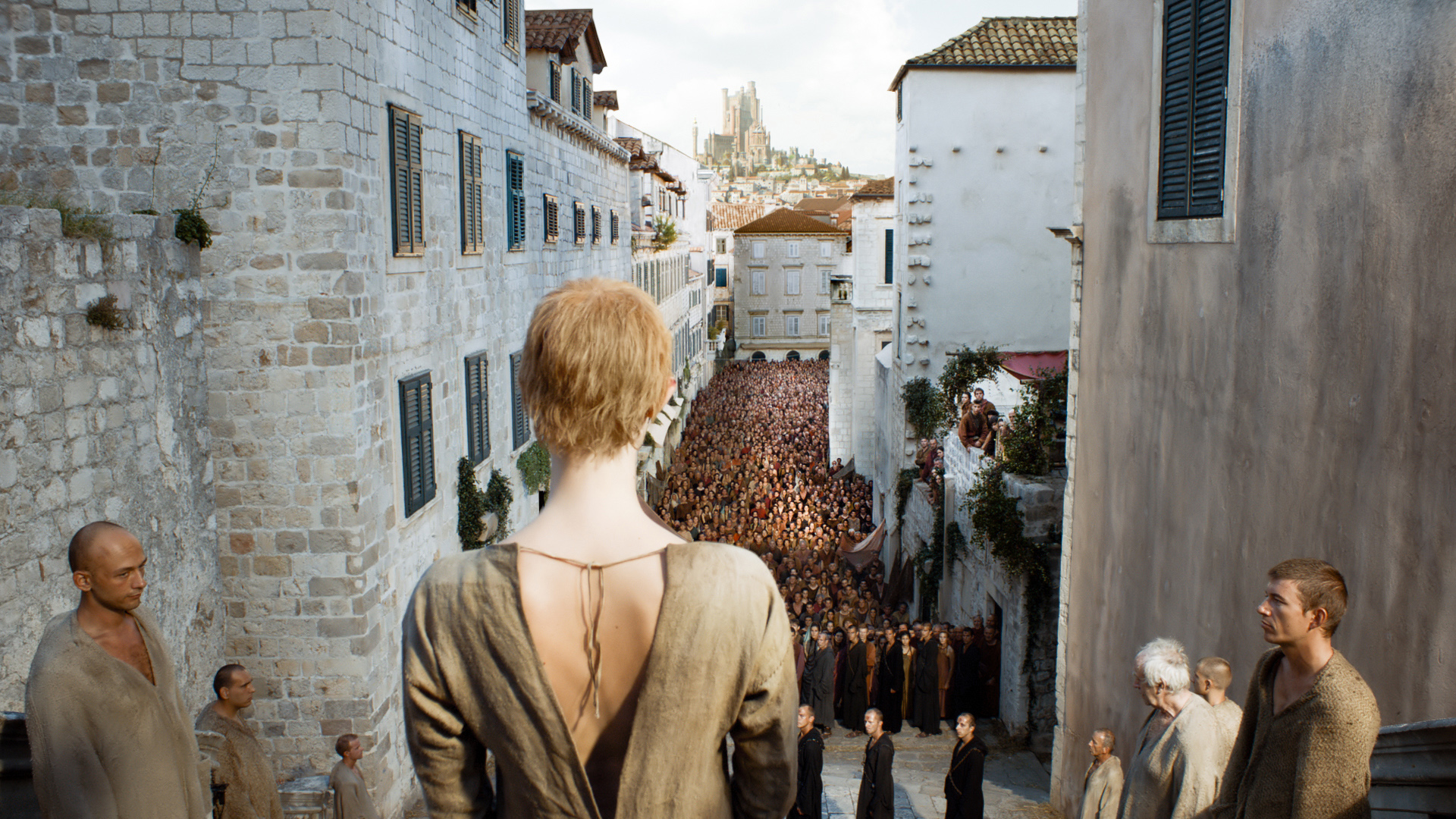 Lena Headey as Cersei in Game of Thrones, Season 5, Ep. 10.