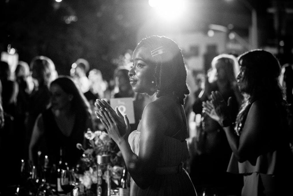 Amanda Gorman at an event in Los Angeles on Dec. 7.