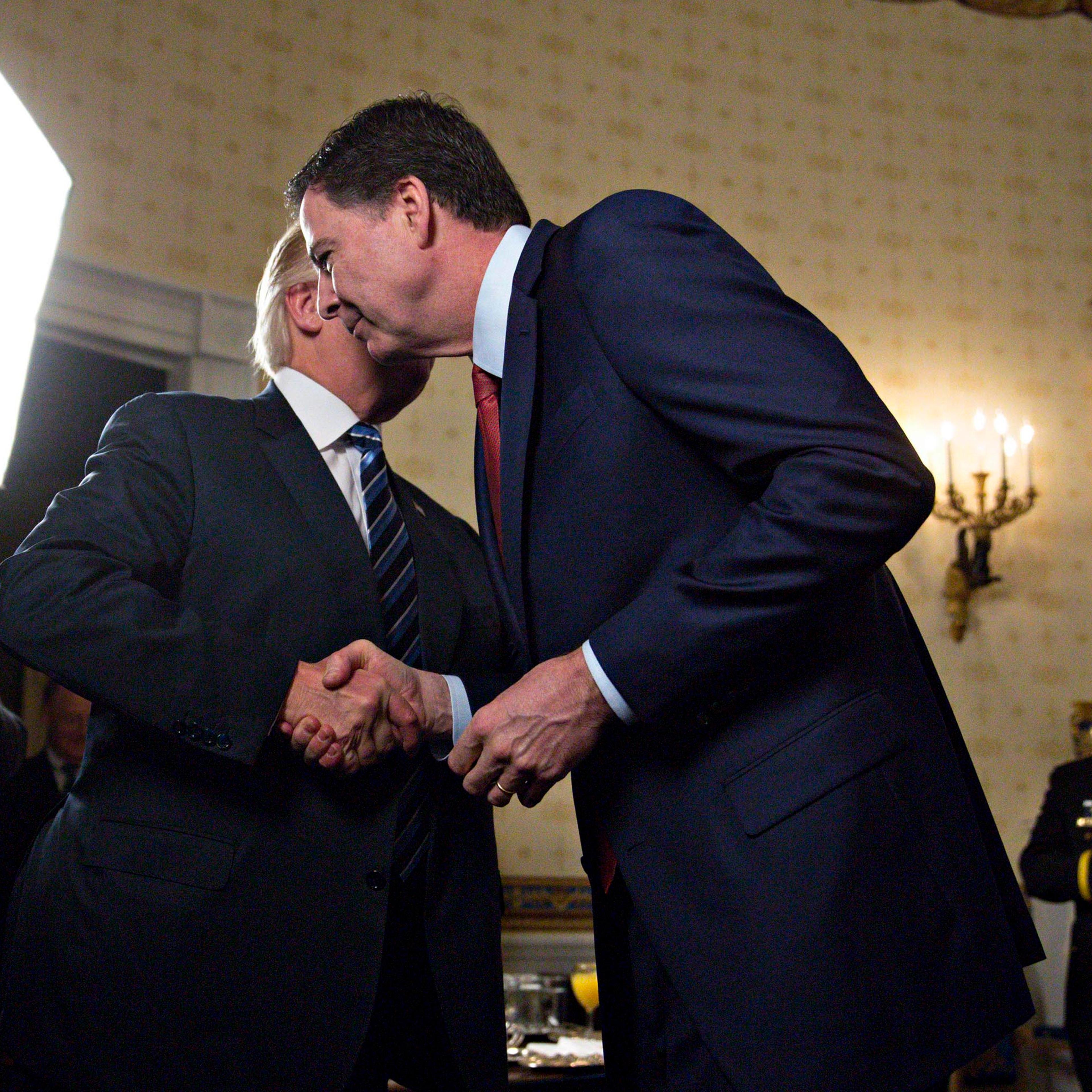 President Trump Inaugural Law Enforcement Officers And First White House James Comey