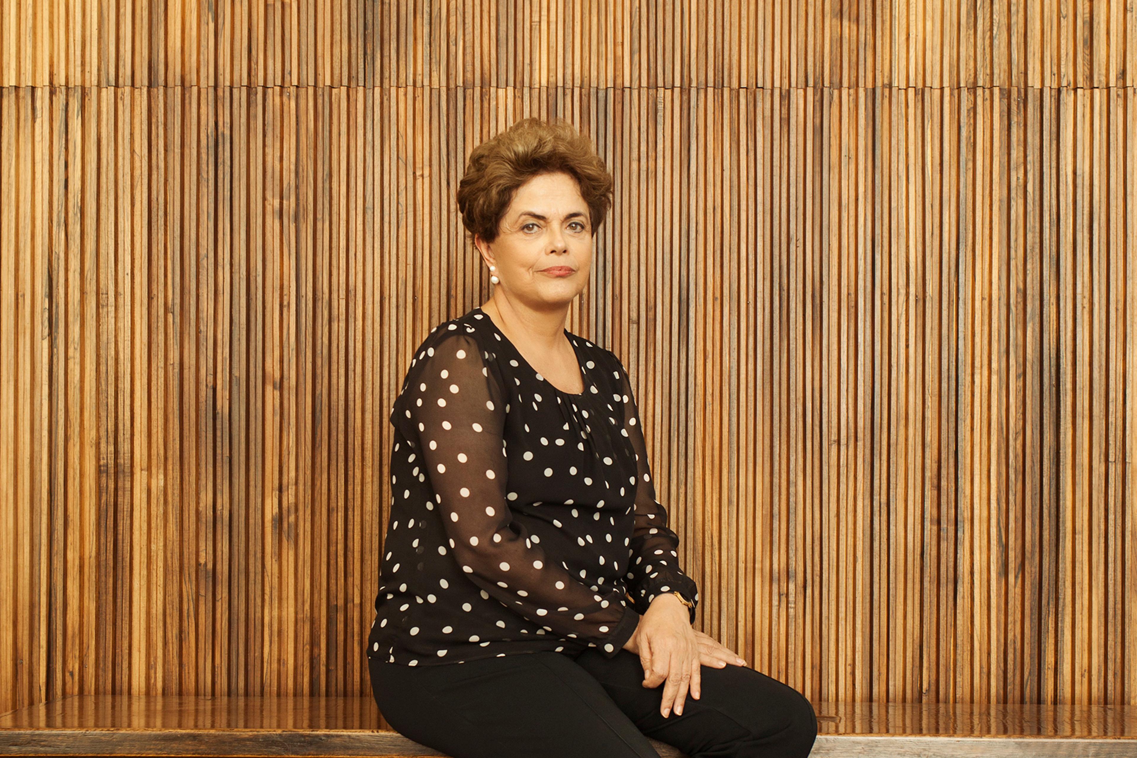 Suspended Brazilian President Dilma Rousseff at the Alvorada residential palace in Brasilia on July 22, 2016.