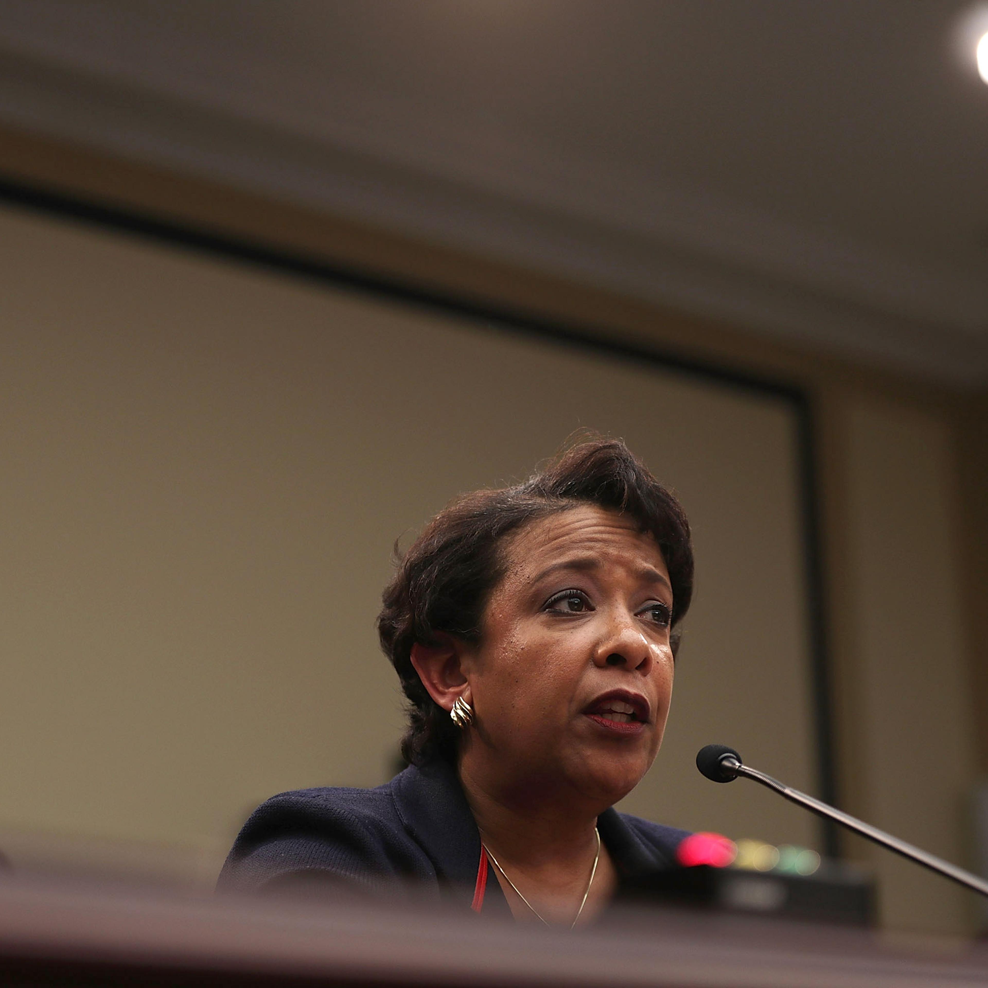 U.S. Attorney General Loretta Lynch testifies during a hearing before the House Judiciary Committee on Capitol Hill in Washington on July 12, 2016.