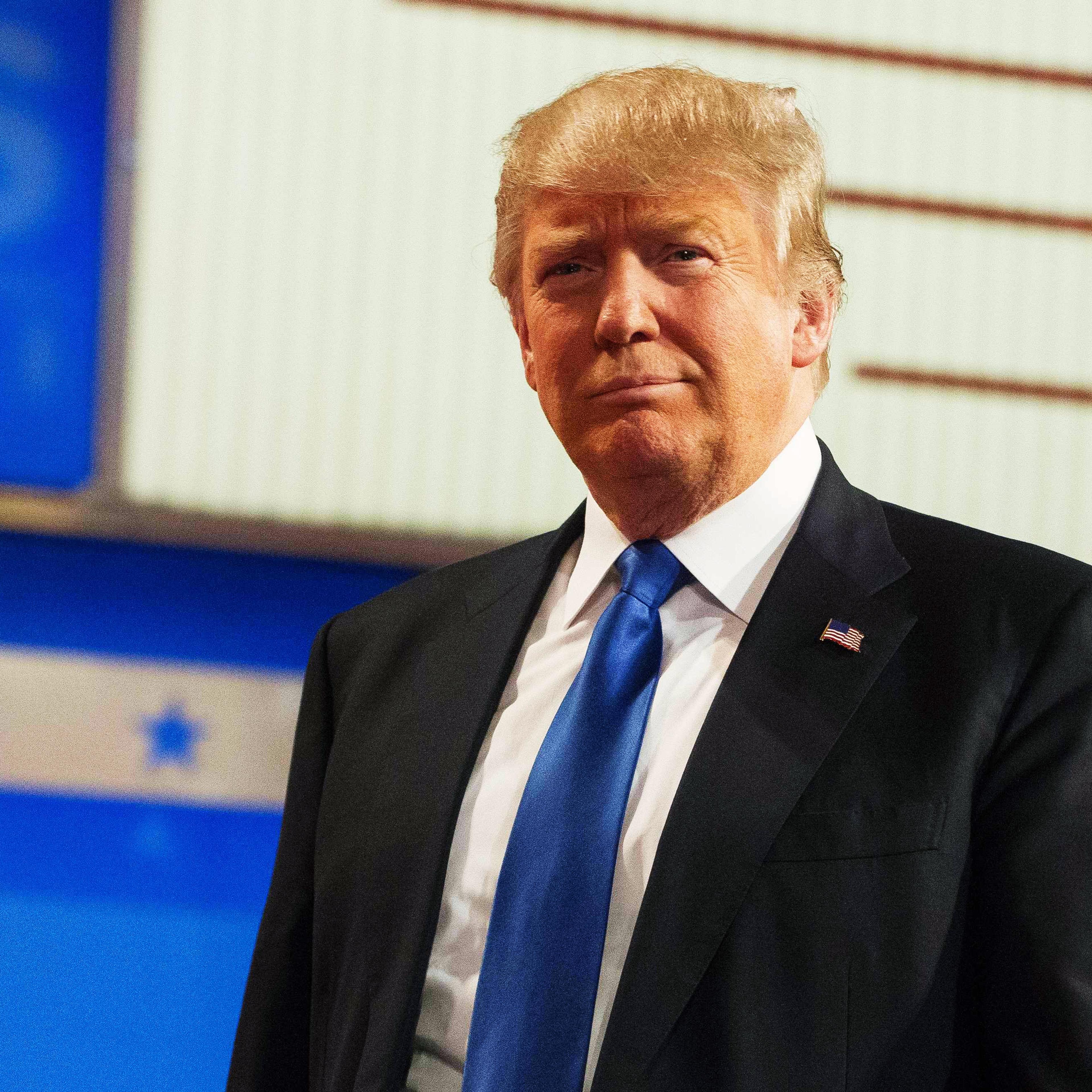 Republican presidential candidate Donald Trump during a debate in Detroit, on March 3, 2016.