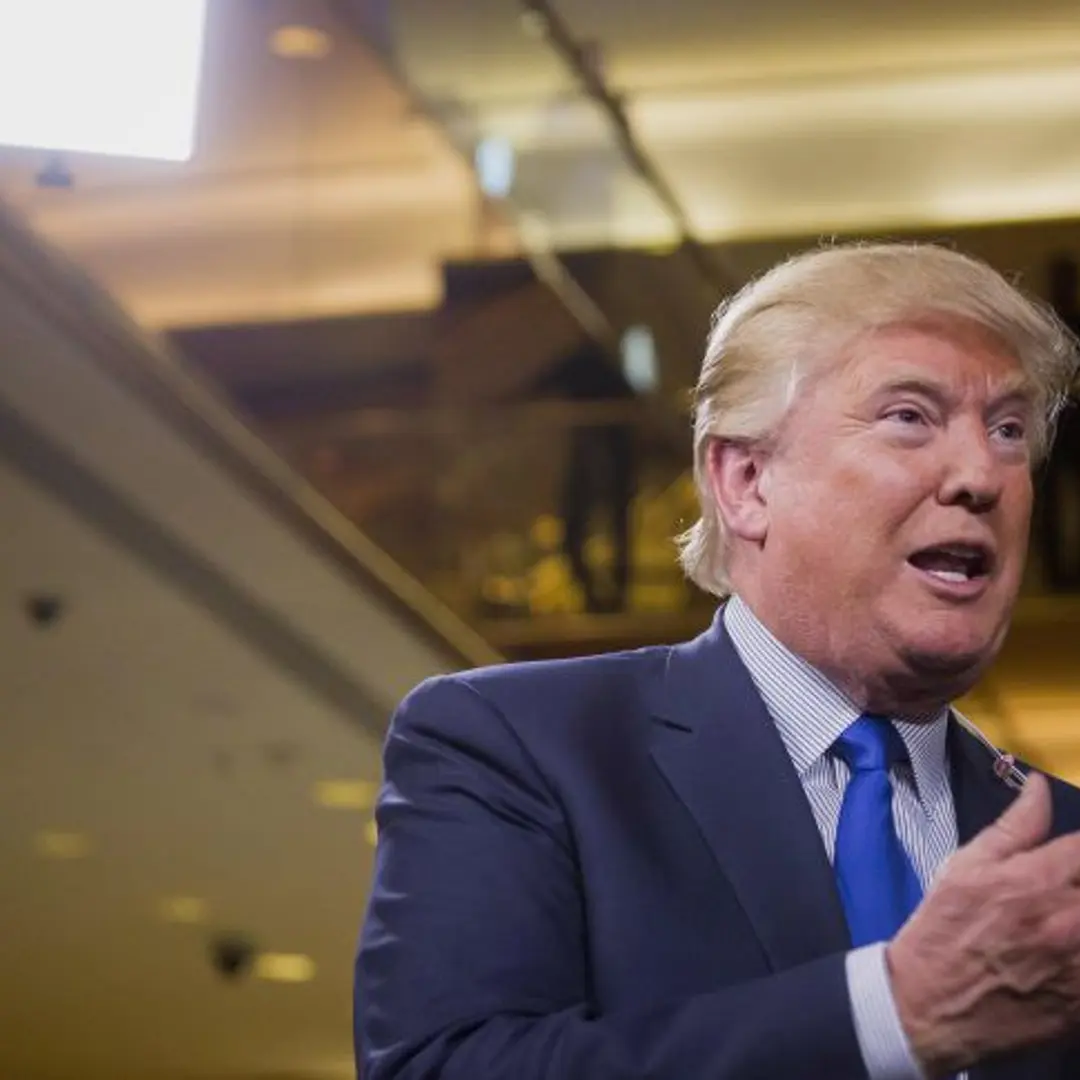 2016 U.S. Presidential Candidate Donald Trump Headquarters And Interview