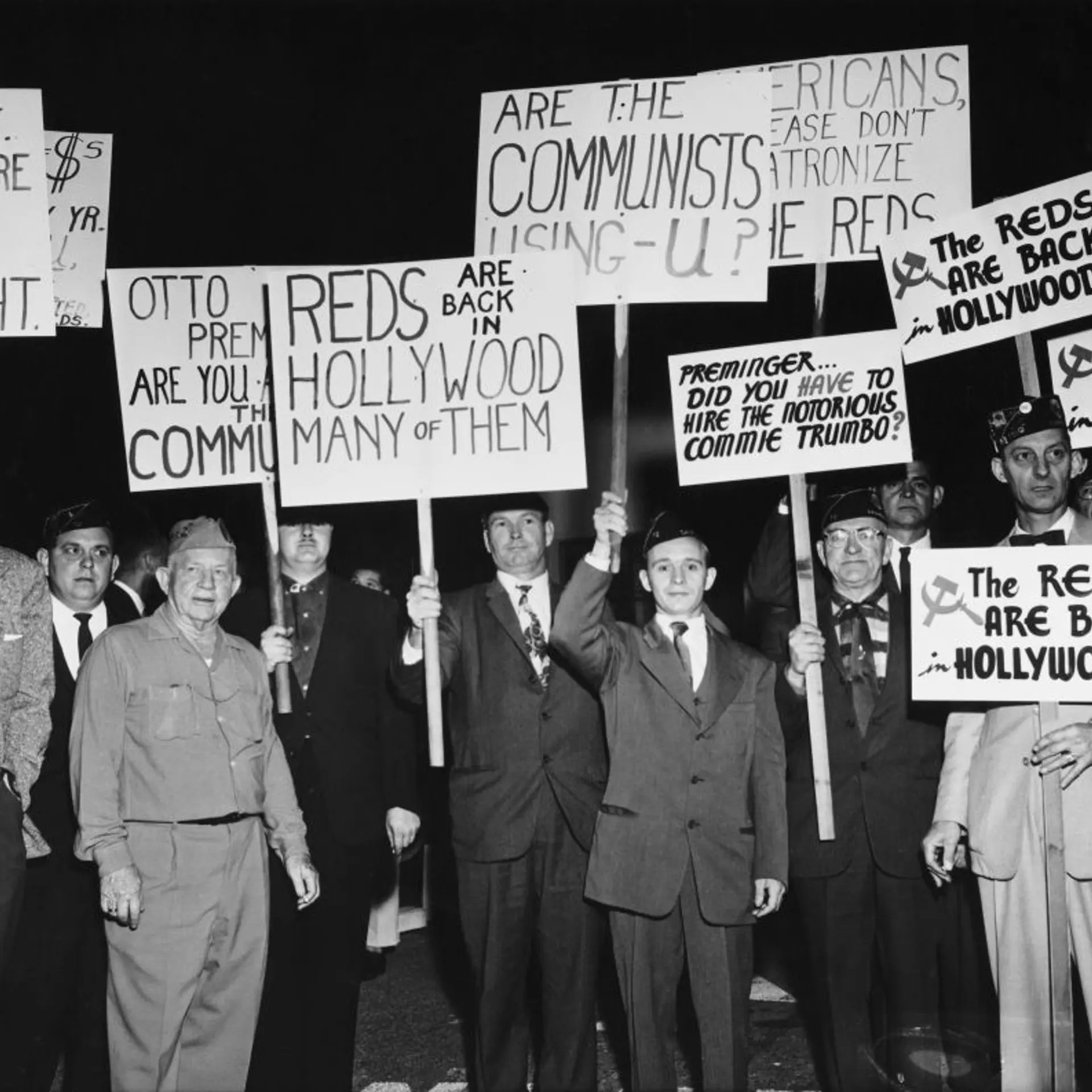 Anti-Communism Demo in Hollywood