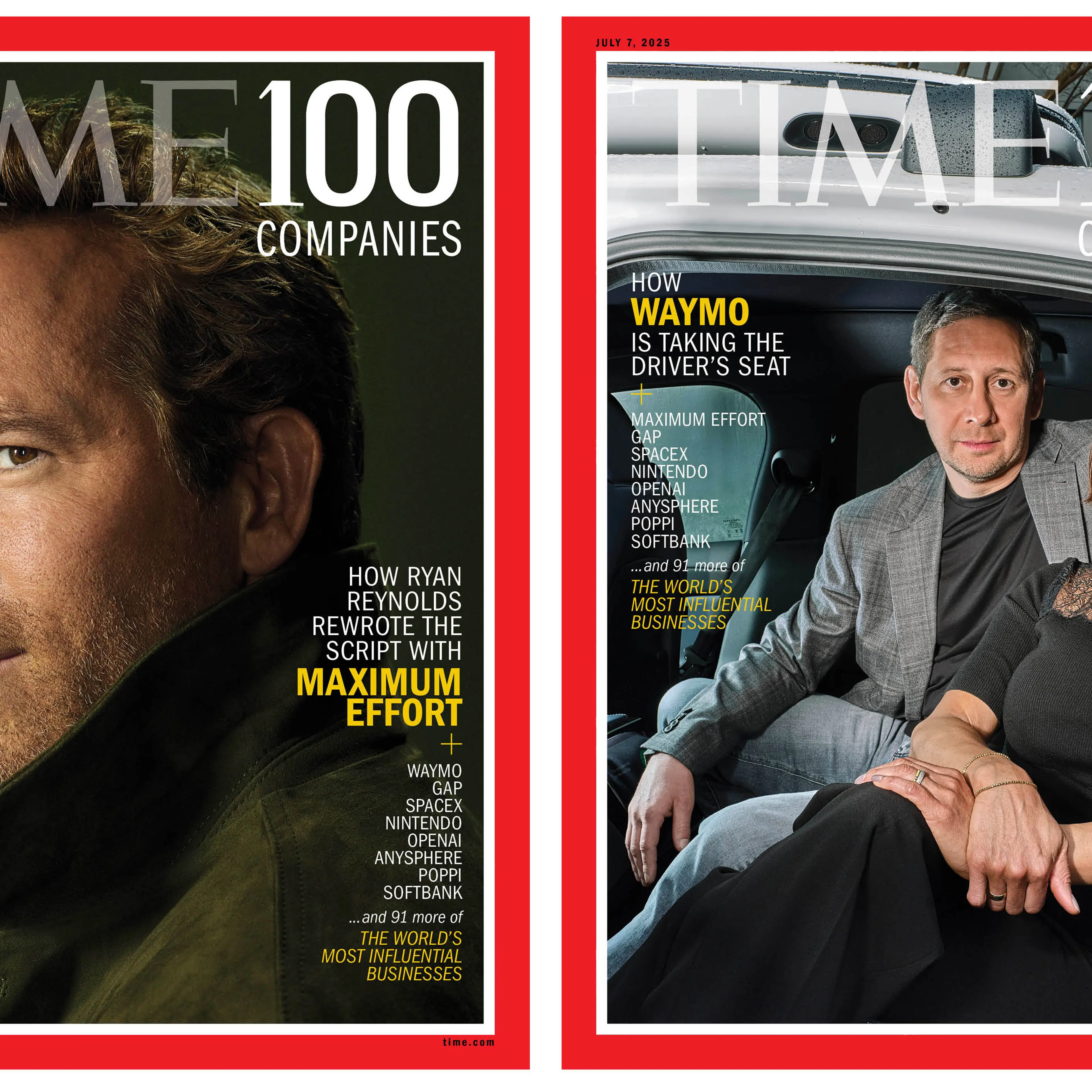 Time 100 Companies cover grid