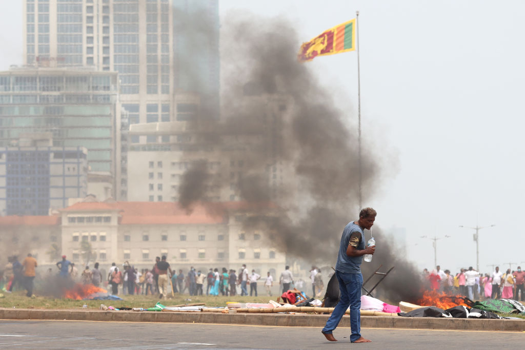 Protests roil Sri Lanka