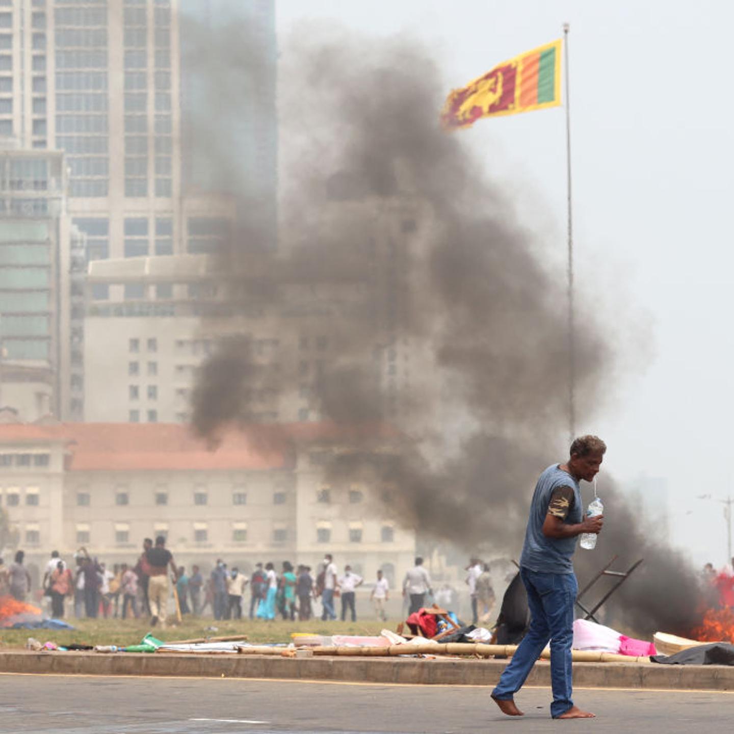 Protests roil Sri Lanka