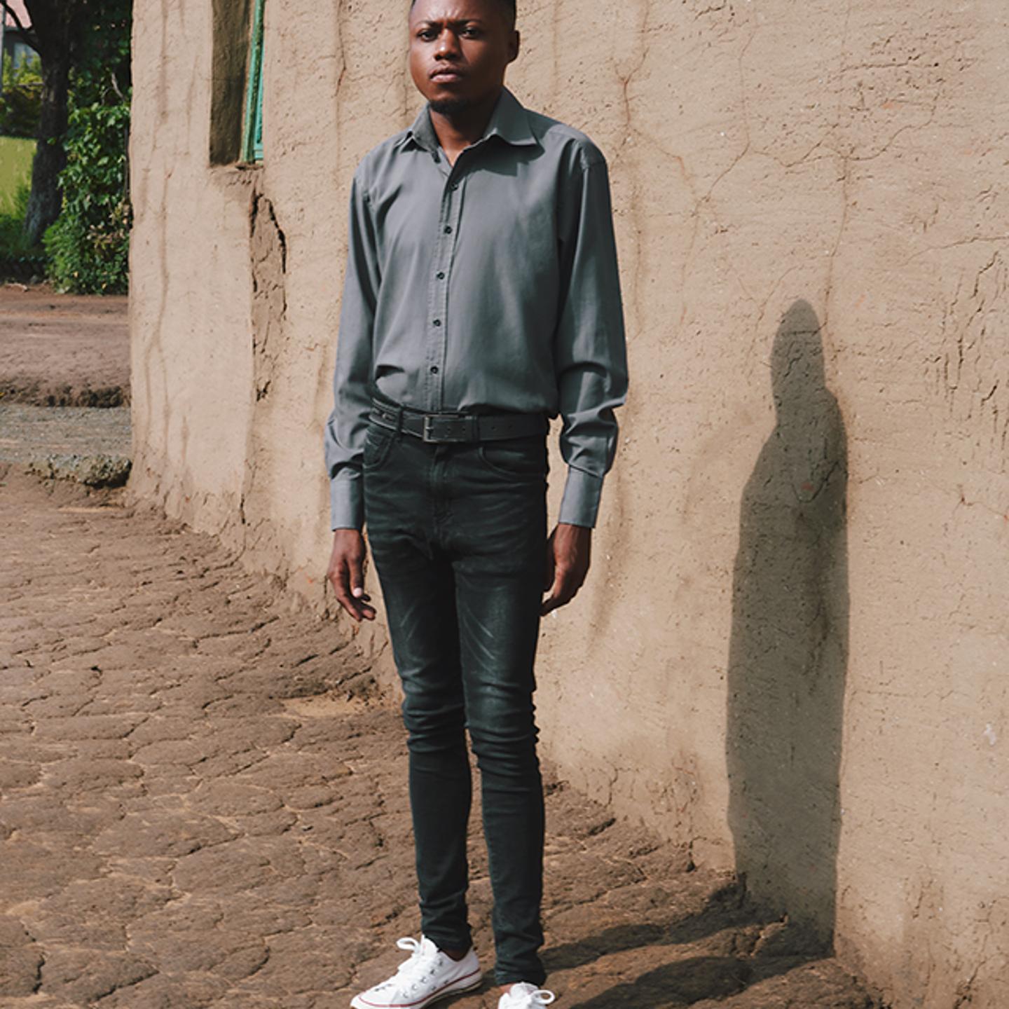 Daniel Motaung, the lead plaintiff in a Kenyan court case against Facebook's parent company Meta, and outsourcing company Sama, photographed near his home in South Africa in February