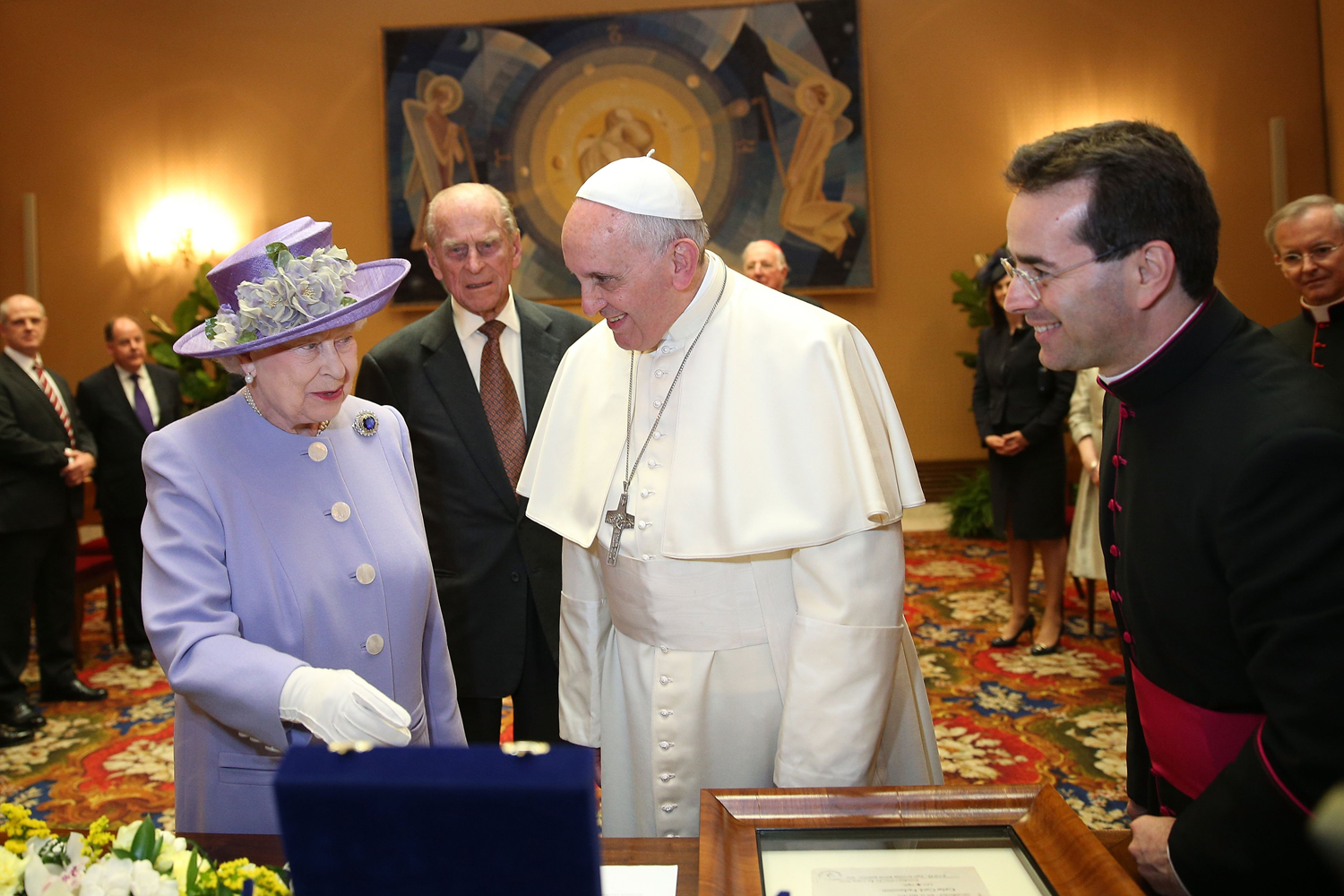 The Queen And Duke Of Edinburgh Visit Rome And The Vatican City
