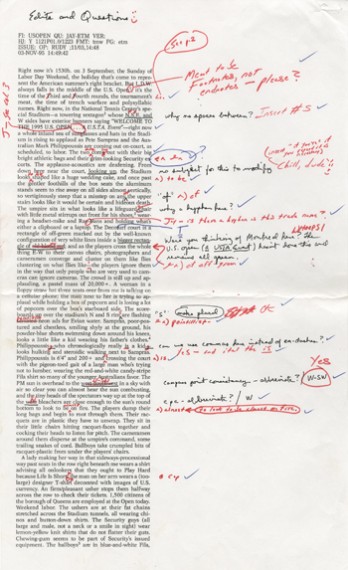 David Foster Wallace edit