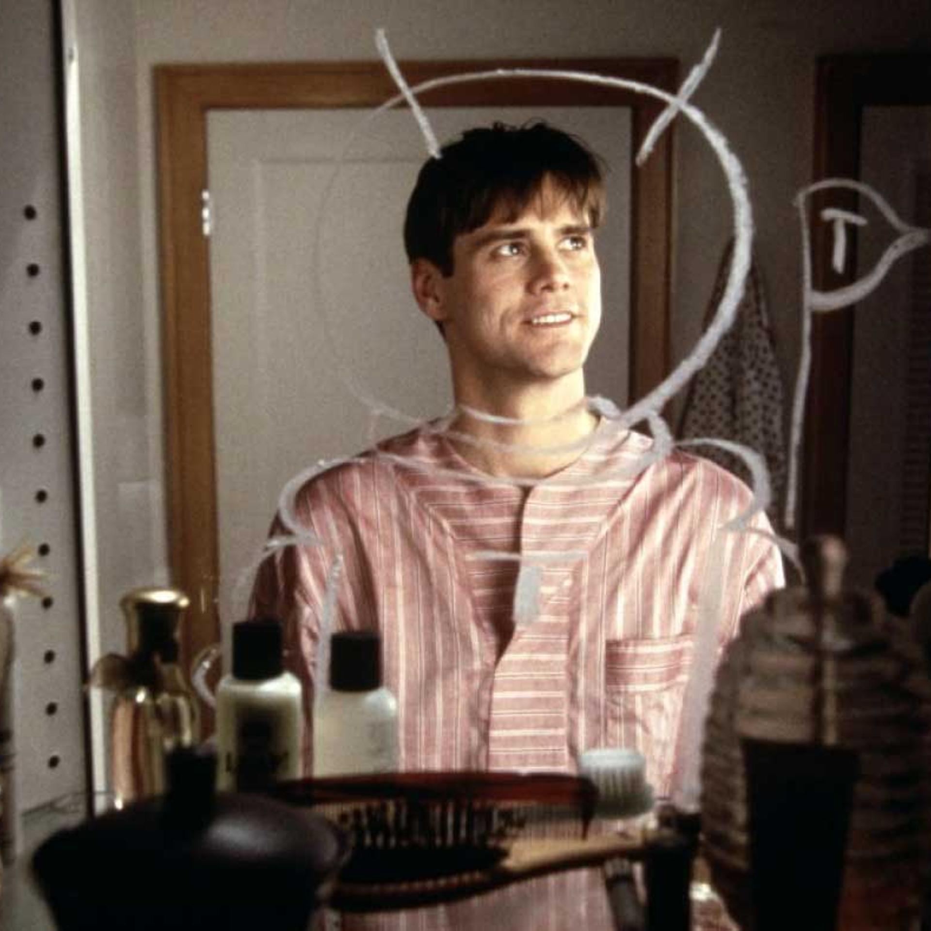 <strong>The Truman Show</strong>
Carrey plays a man whose entire life is, unbeknownst to him, broadcast around the world.