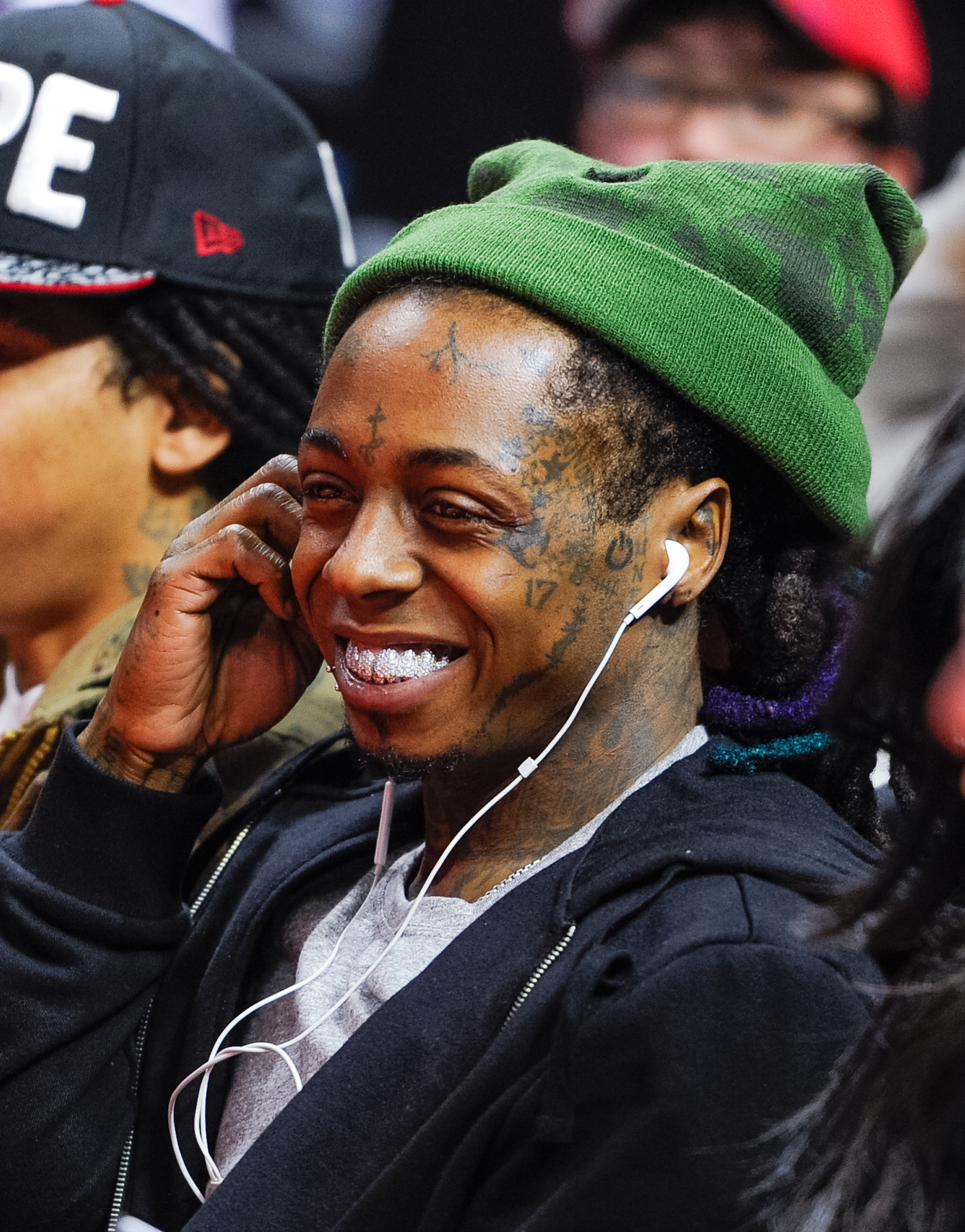 Celebrities At The Los Angeles Clippers Game