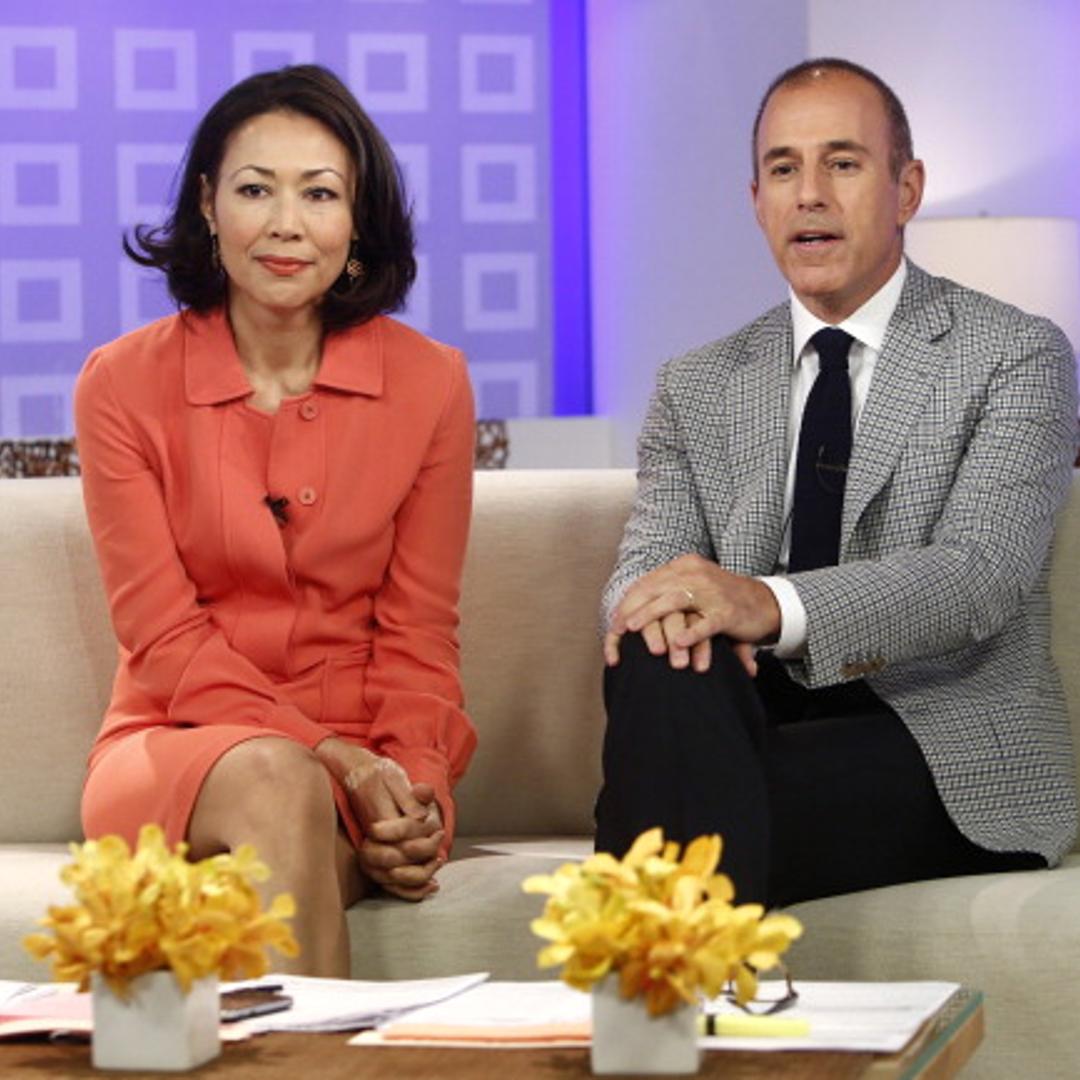 Ann Curry and Matt Lauer appear on NBC News' TODAY show