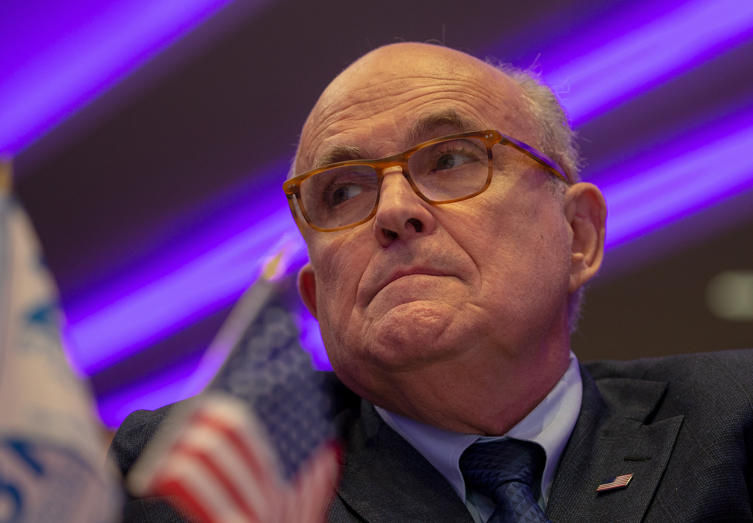 President Trump's Newly Appointed Lawyer Rudy Giuliani Speaks At Conference On Iran