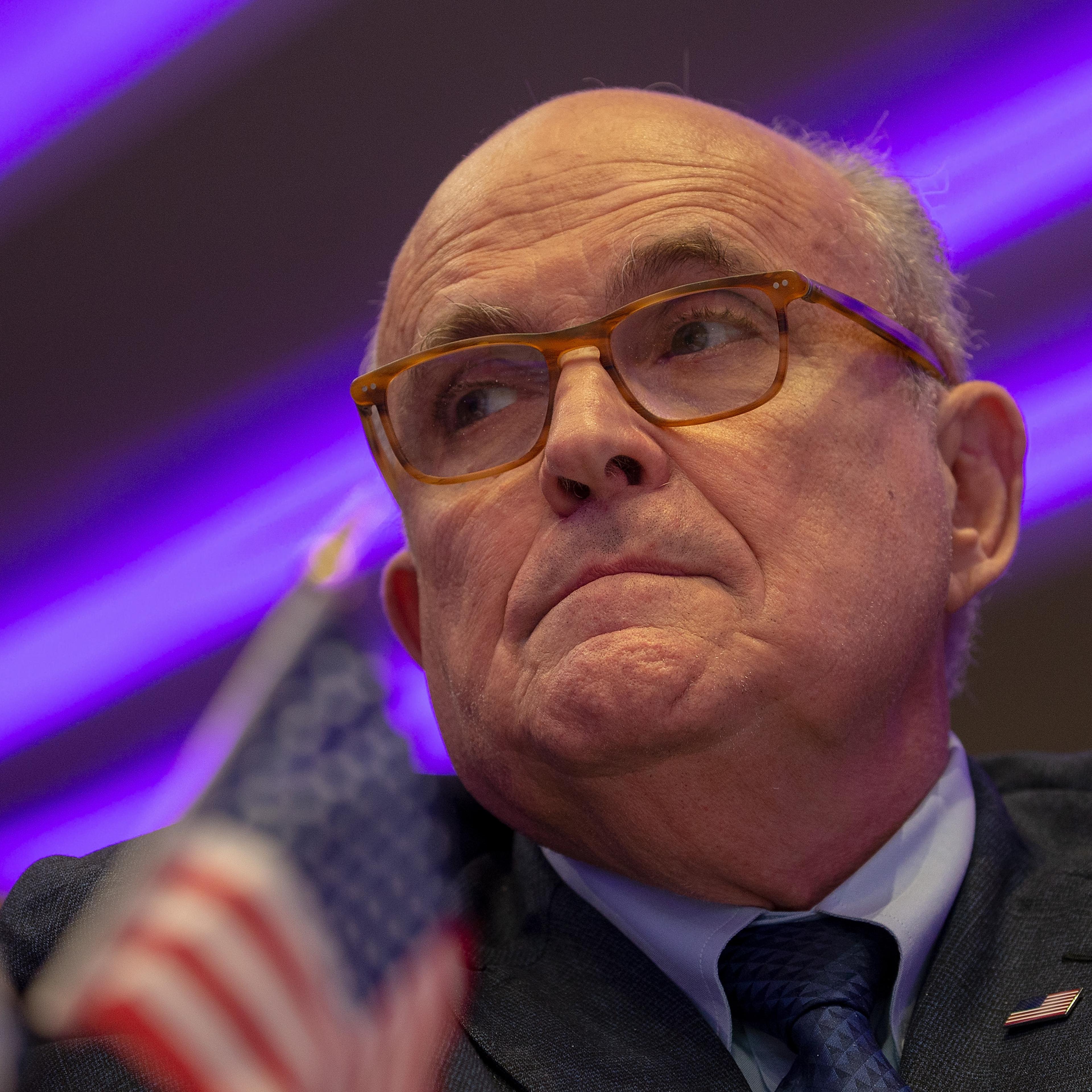 President Trump's Newly Appointed Lawyer Rudy Giuliani Speaks At Conference On Iran