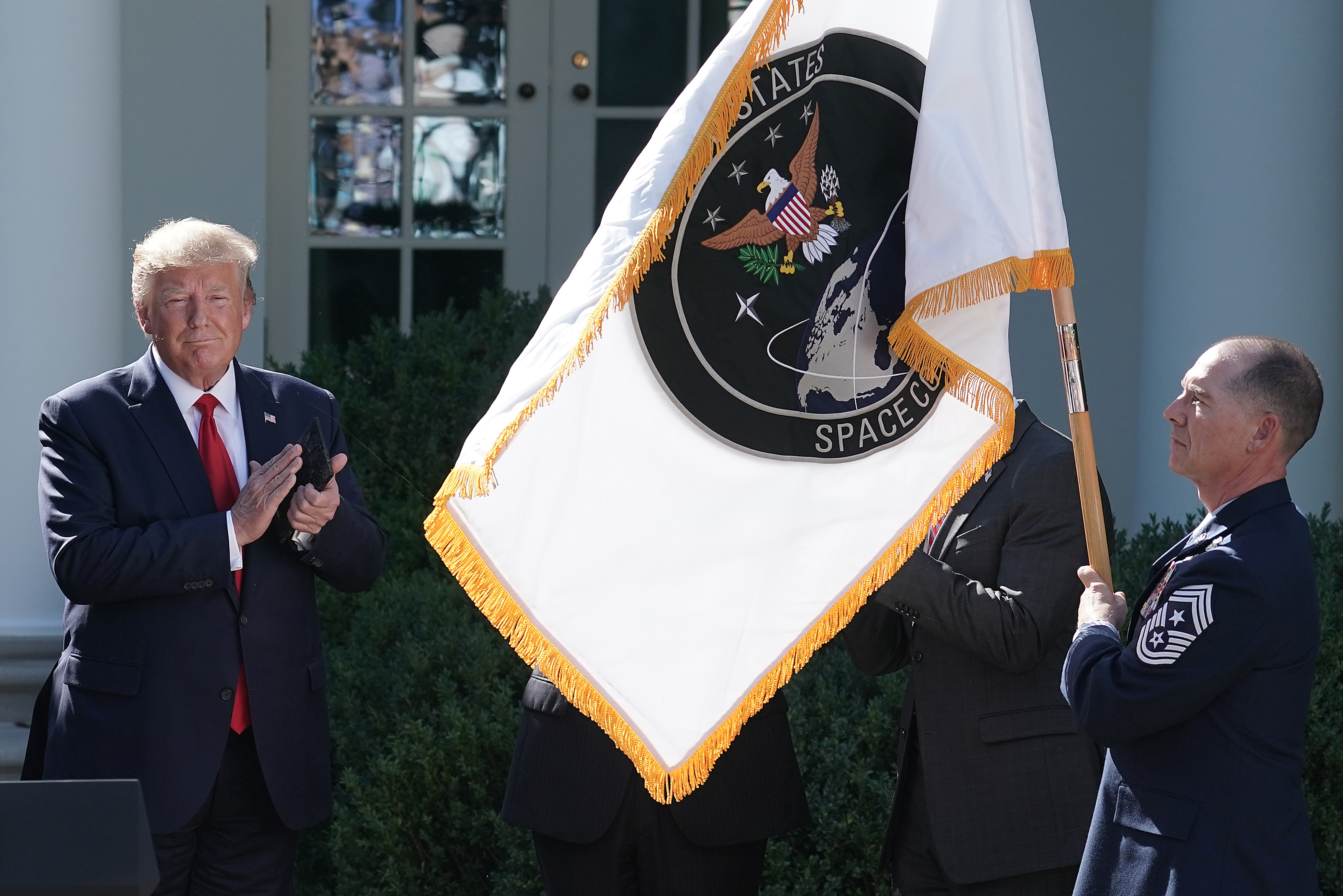 President Donald Trump Announces Establishment Of The U.S. Space Command