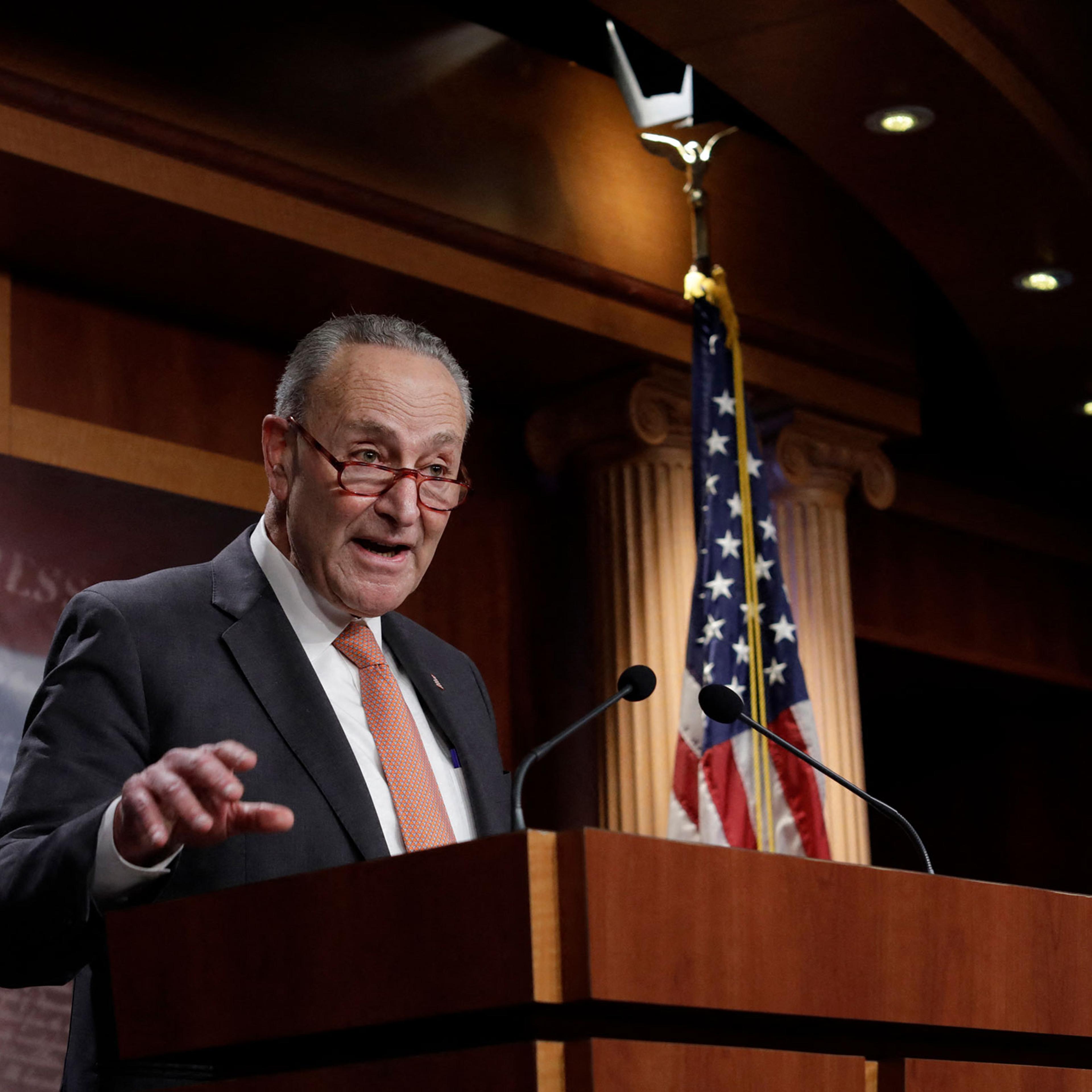 Chuck Schumer press conference - Washington