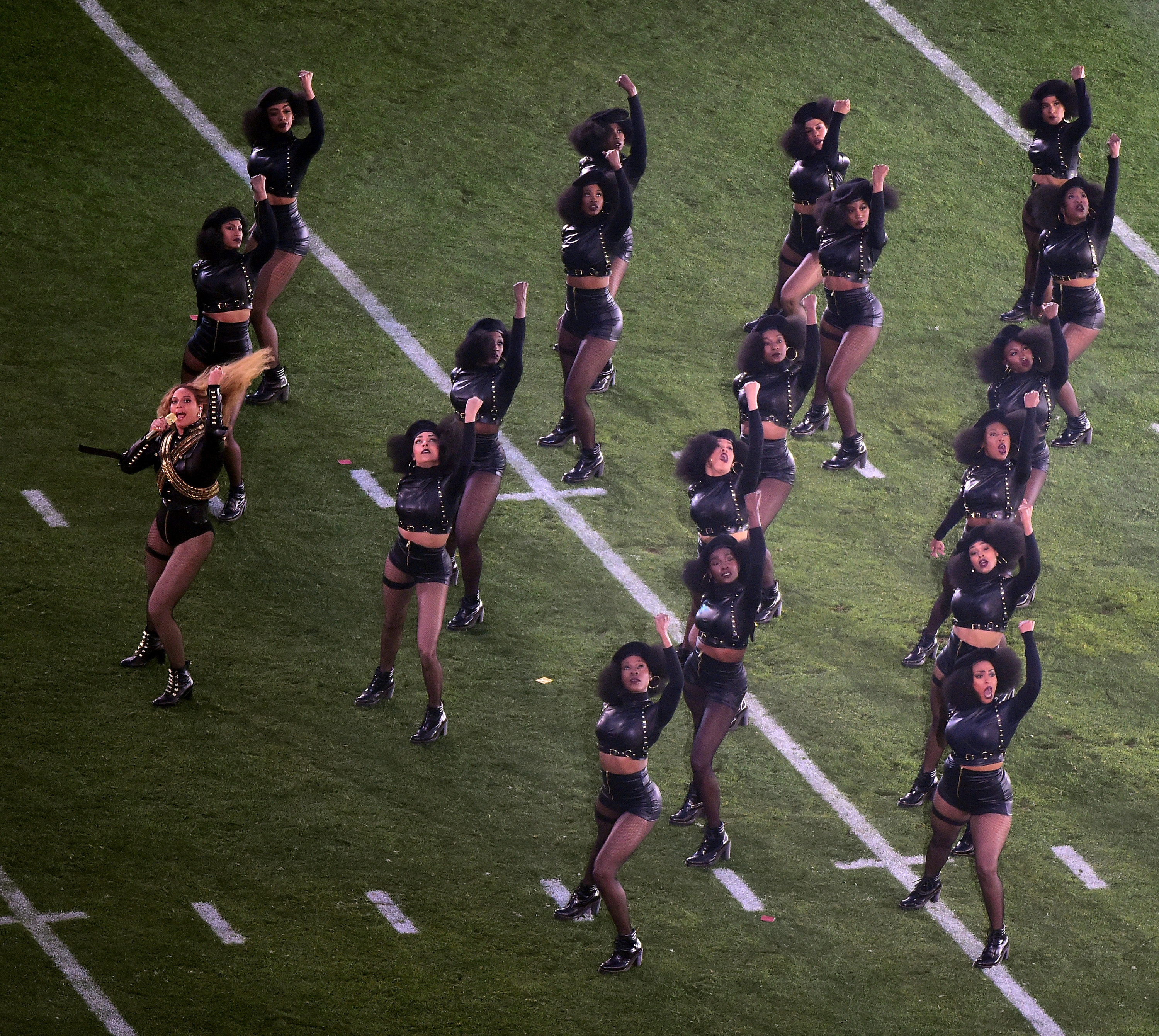 during Super Bowl 50 at Levi's Stadium on February 7, 2016 in Santa Clara, California.