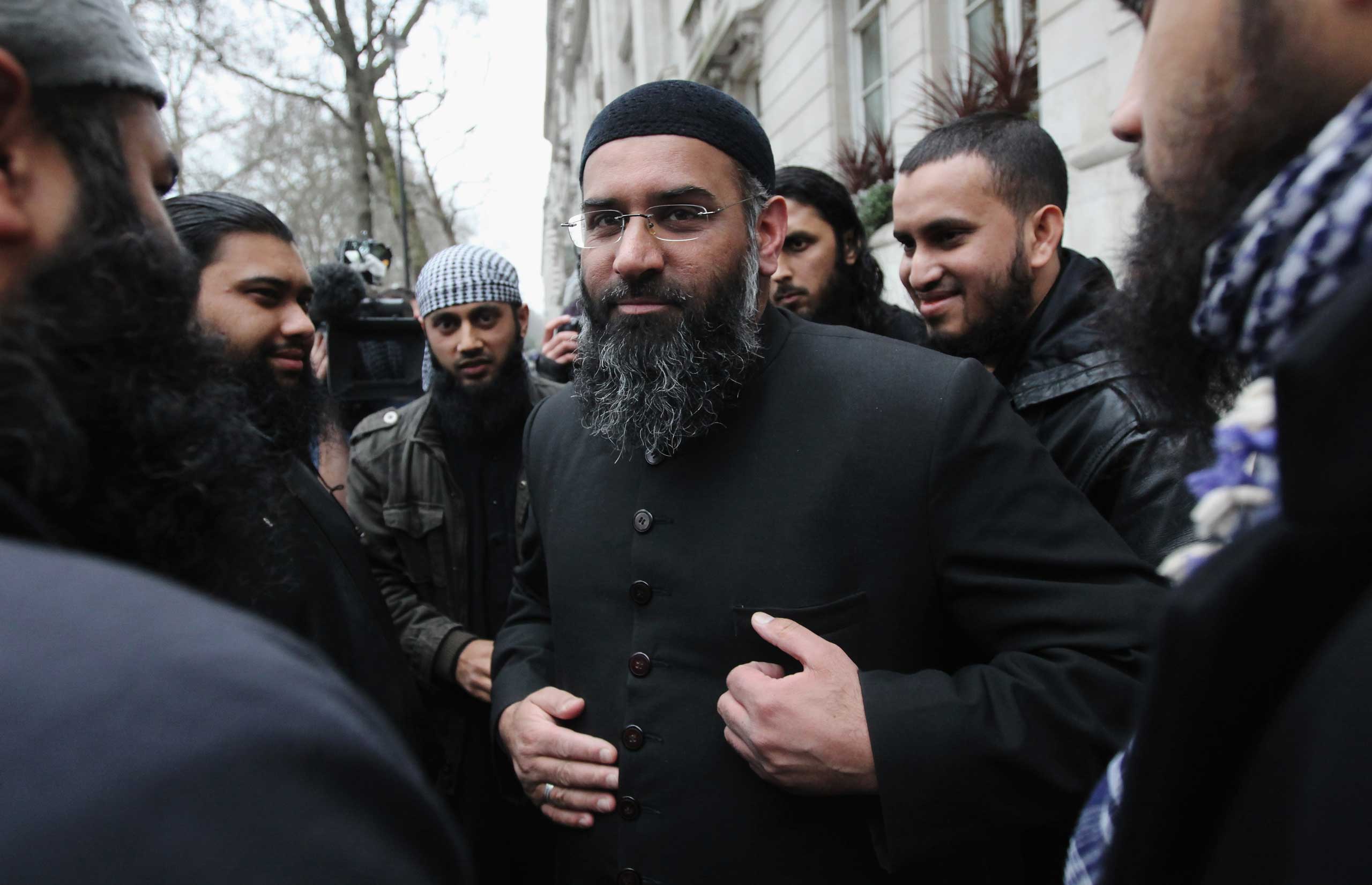 Anjem Choudary in London in 2010.