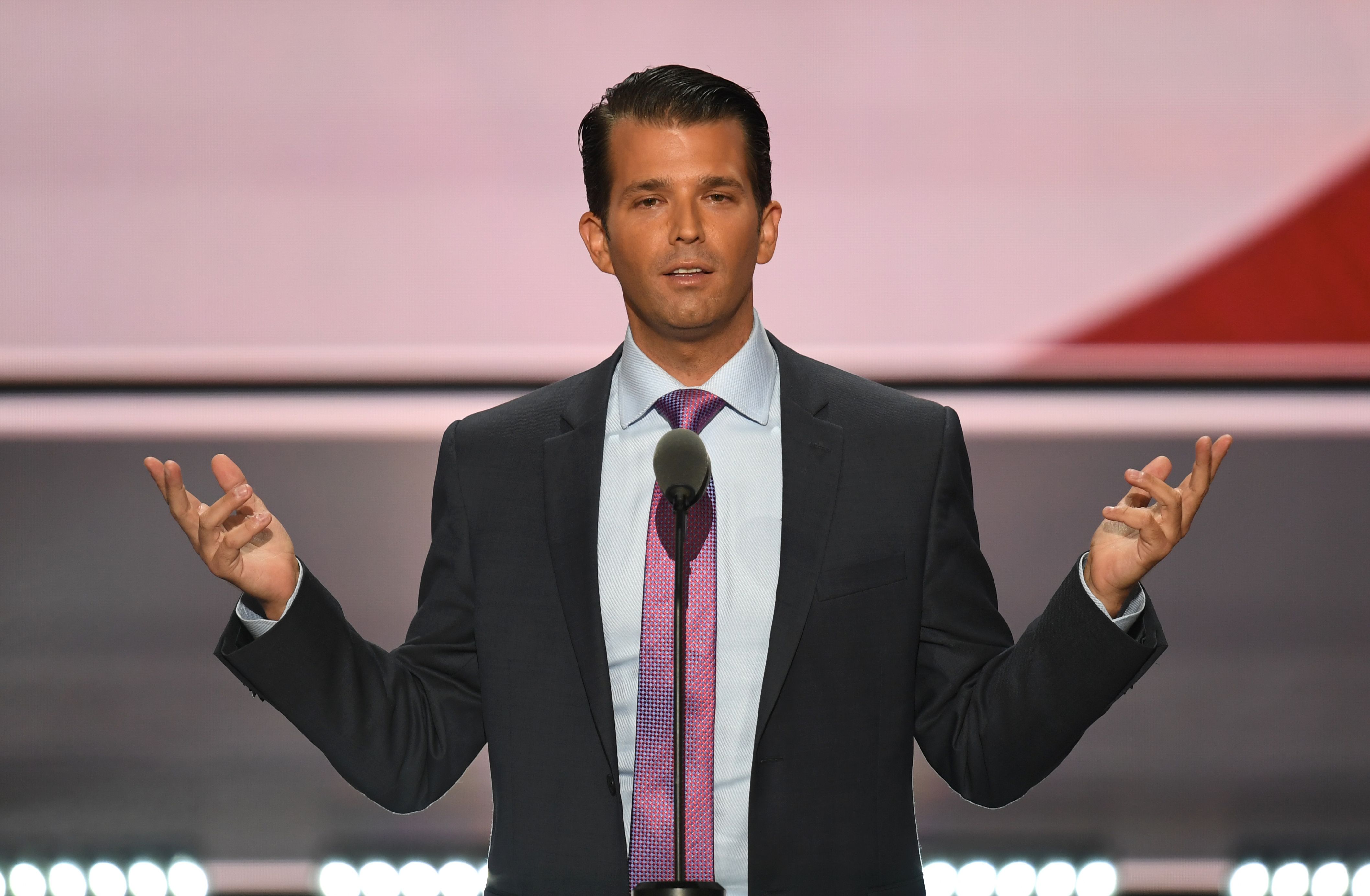 Donald Trump, Jr. in Cleveland, on July 19, 2016.