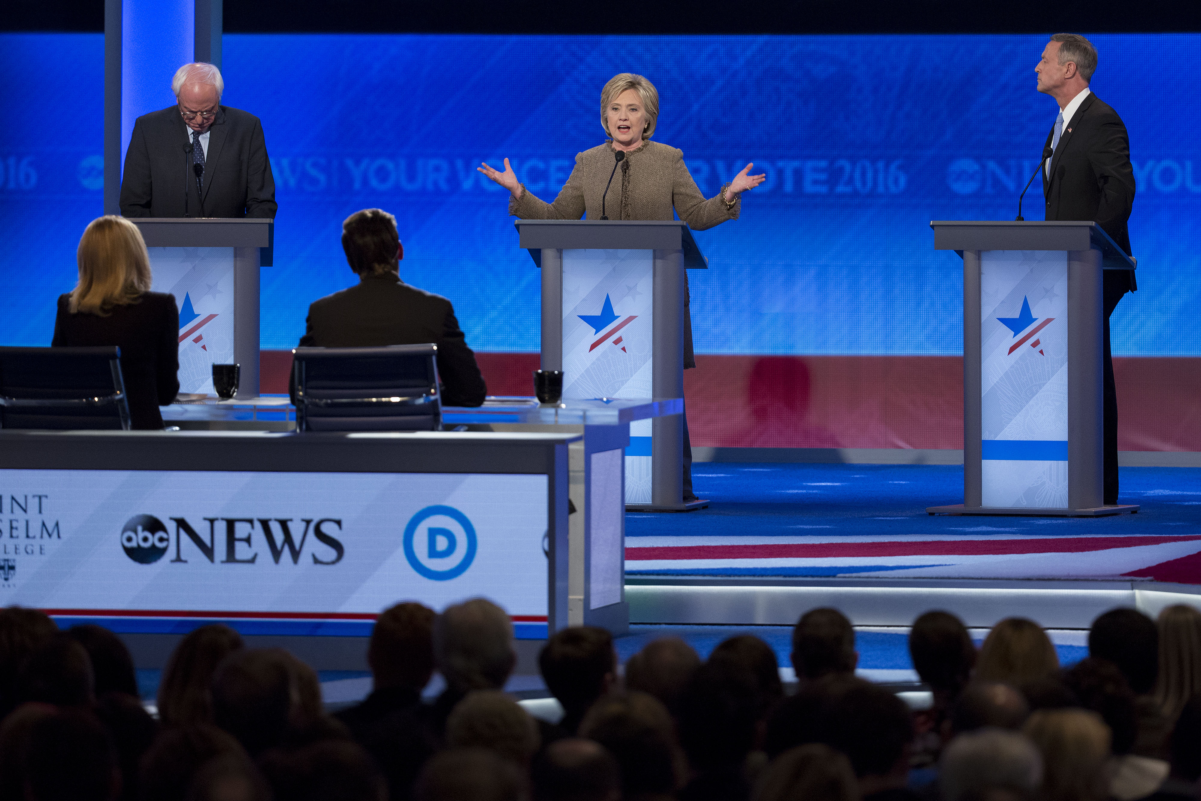 ABC News, New Hampshire Democratic Party, And The Union-Leader Sponsor The Democratic Presidential Primary Debate