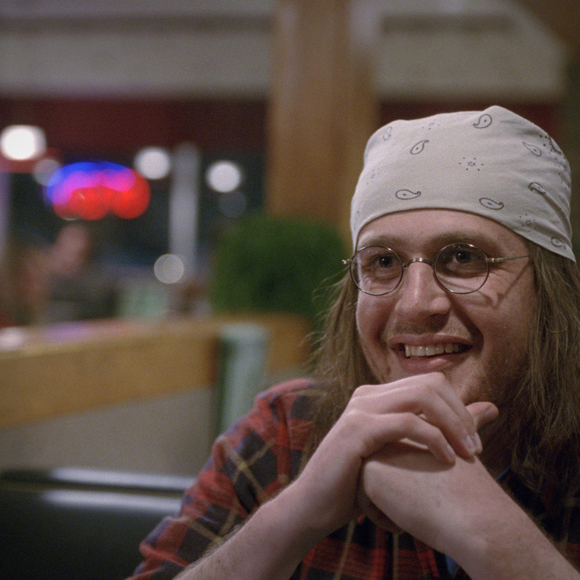 Jason Segel as David Foster Wallace in "The End of the Tour"