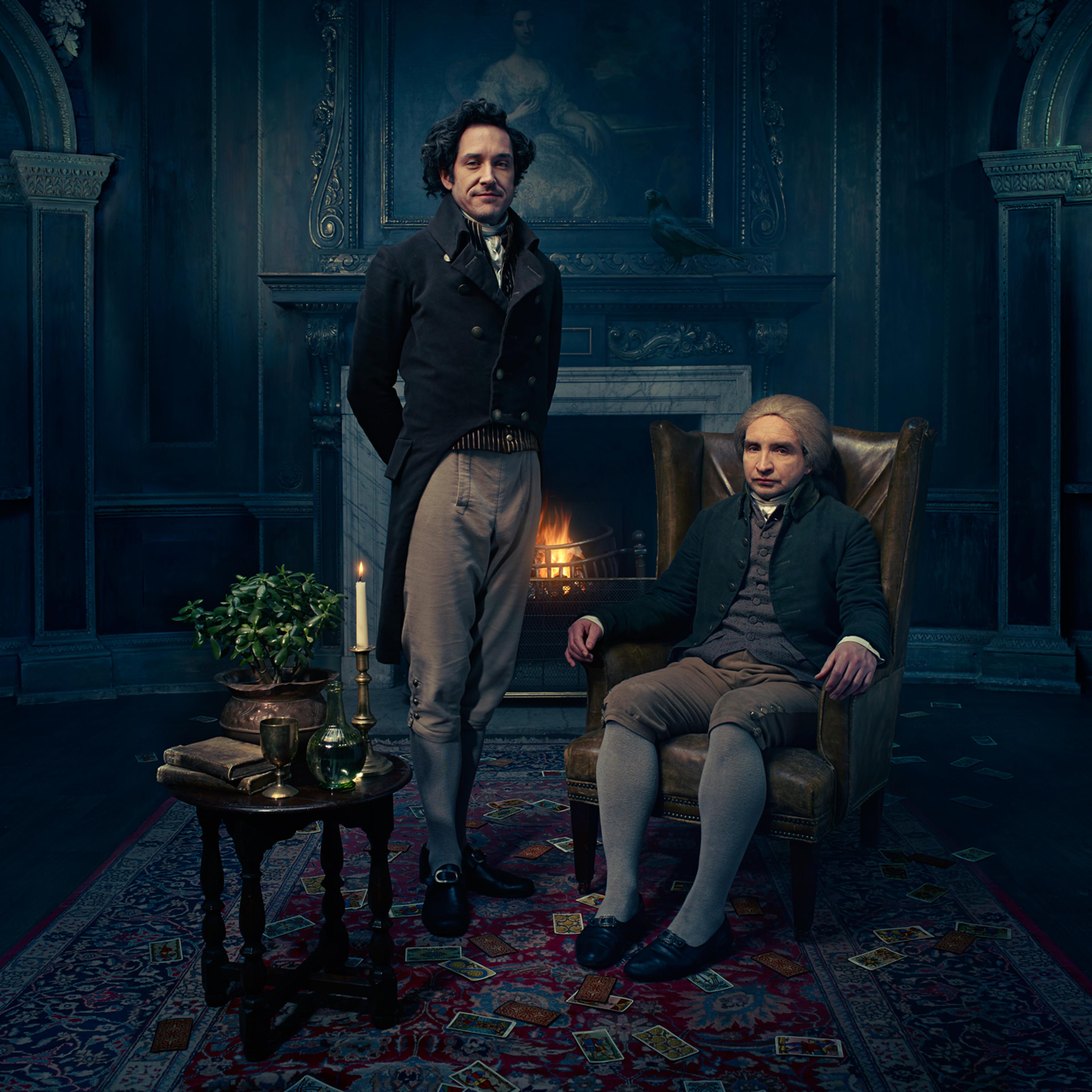 Carvel and Marsan as Strange and Norrell.