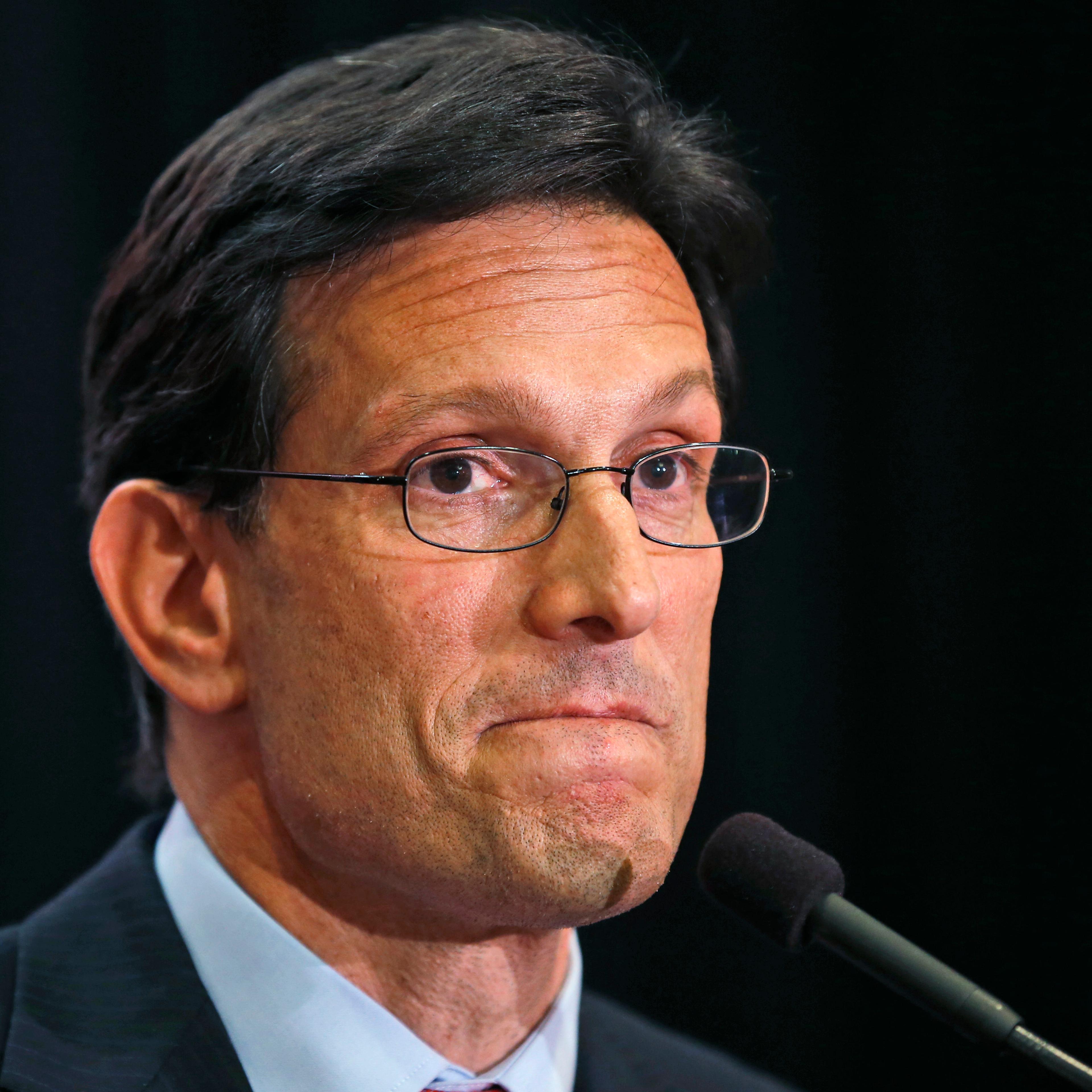Eric Cantor delivers a speech in Richmond, Va. on June 10, 2014.