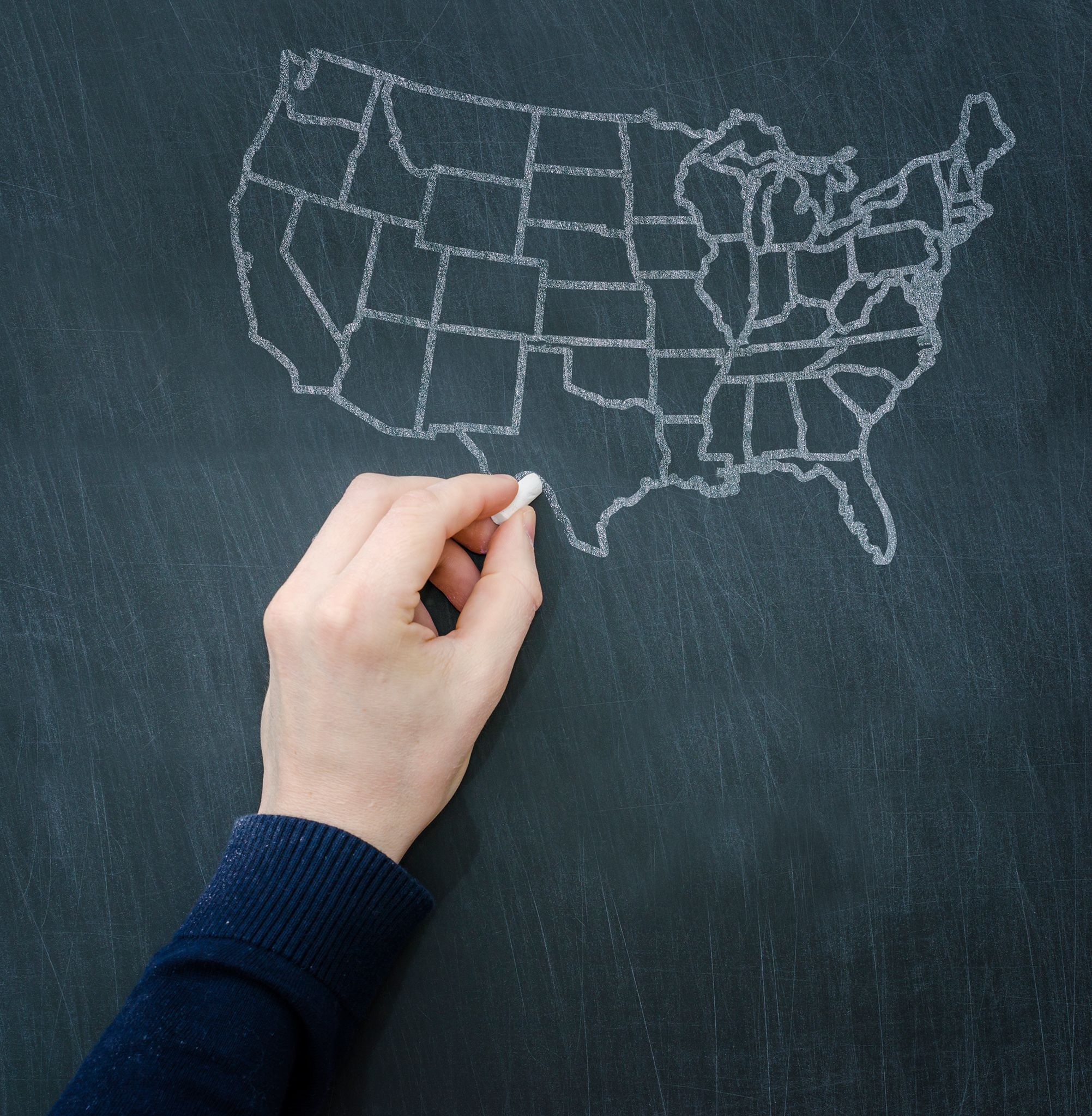 A map of the United States