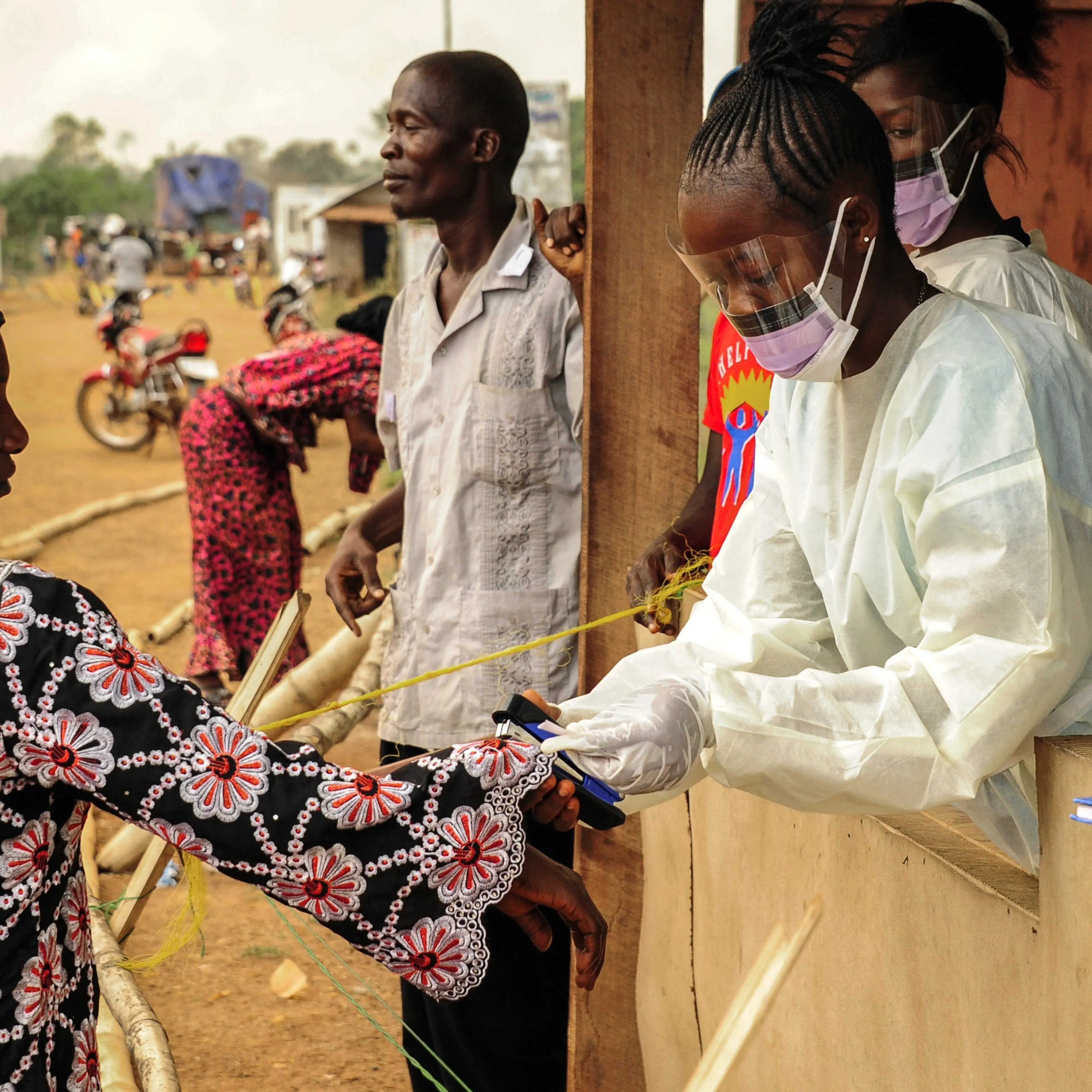 Sierra Leone - Ebola Checkpoint