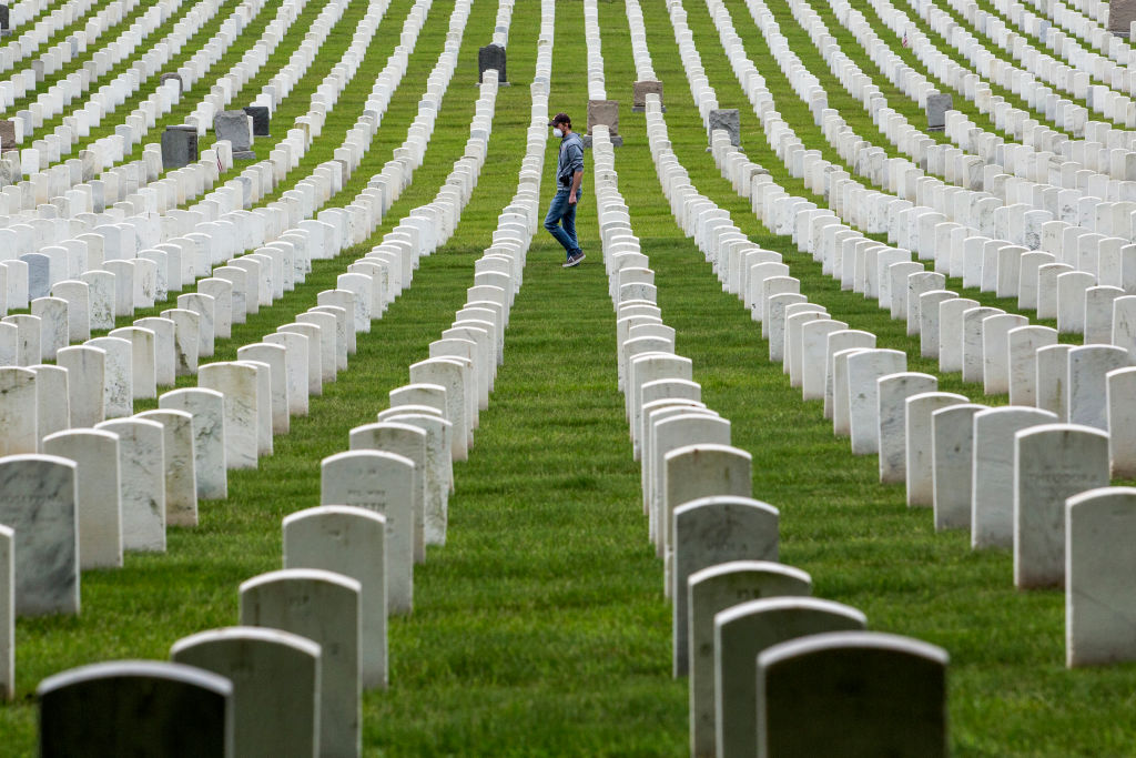 Cypress Hill Military Cemetery During Memorial Day