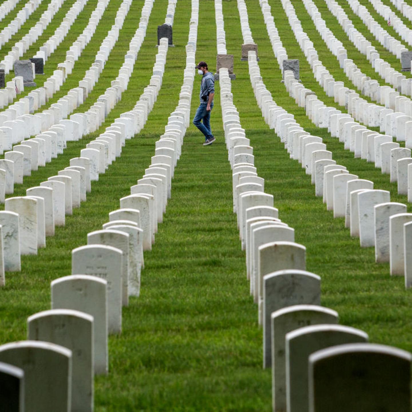Cypress Hill Military Cemetery During Memorial Day