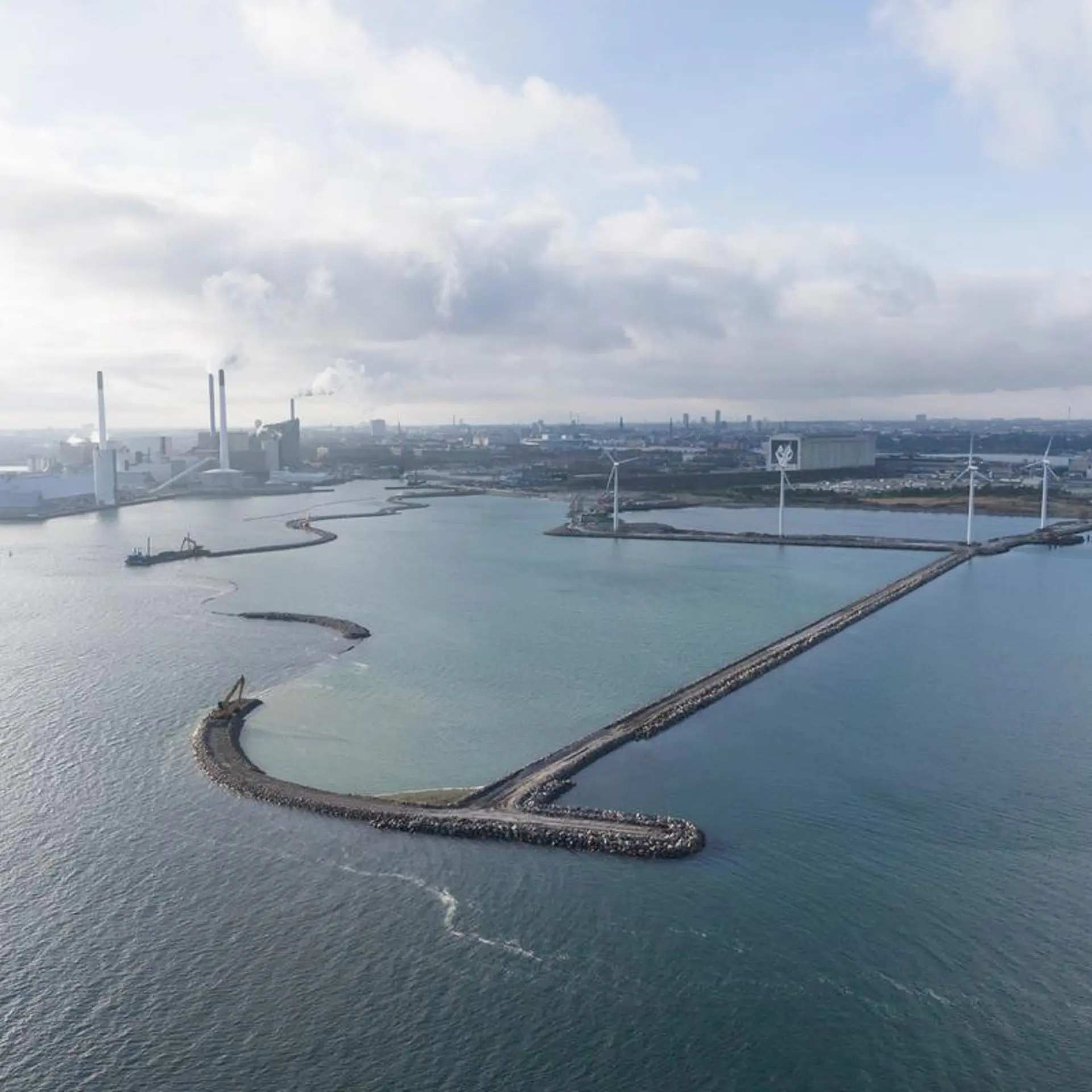 Lynetteholm artificial island Copenhagen