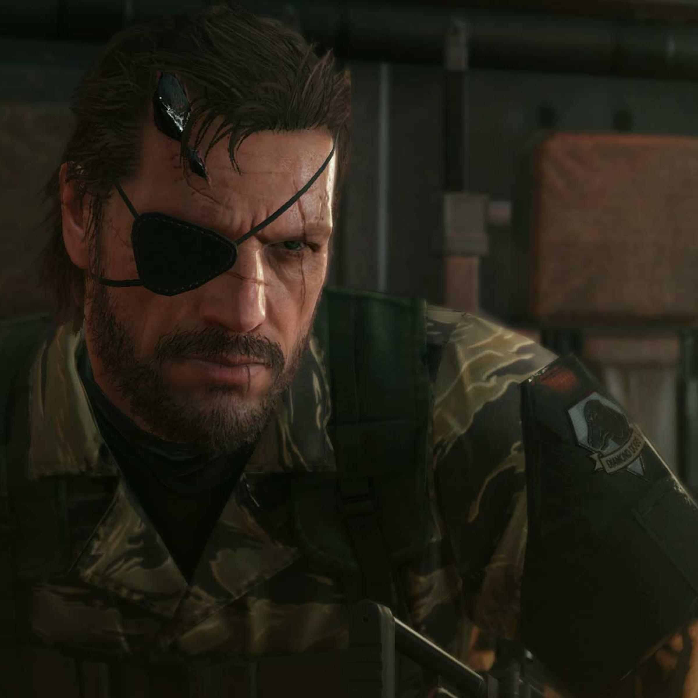 <b>Metal Gear Solid V: The Phantom Pain</b> Design Process: <i>"This cut scene is expressed as a technique called SSS (Sub-Surface Scattering). The soft shadow is scattered on his skin from the light to convey a certain mood."</i> - Kojima Productions