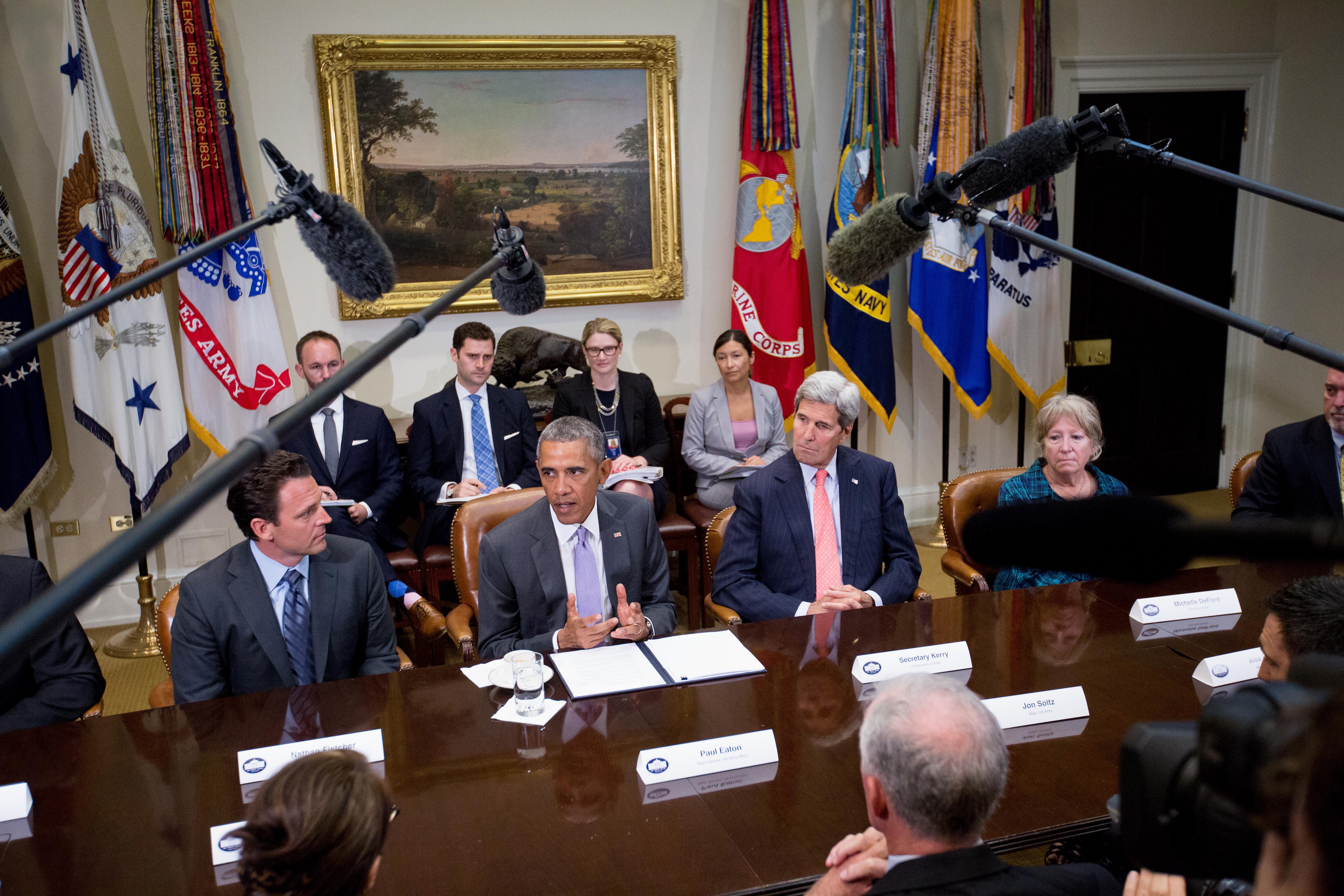 Barack Obama, Nathan Fletcher, John Kerry, Michelle DeFord