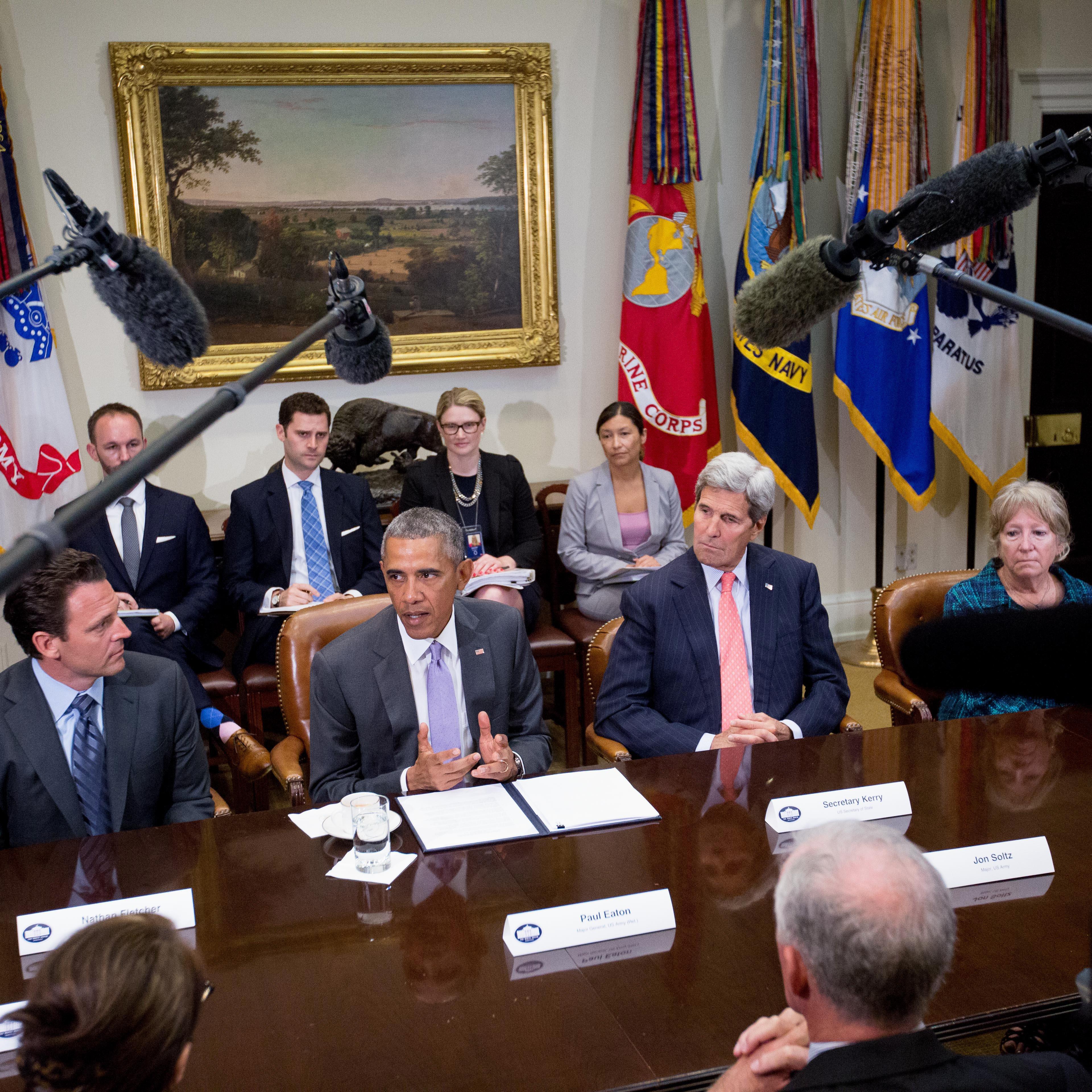 Barack Obama, Nathan Fletcher, John Kerry, Michelle DeFord