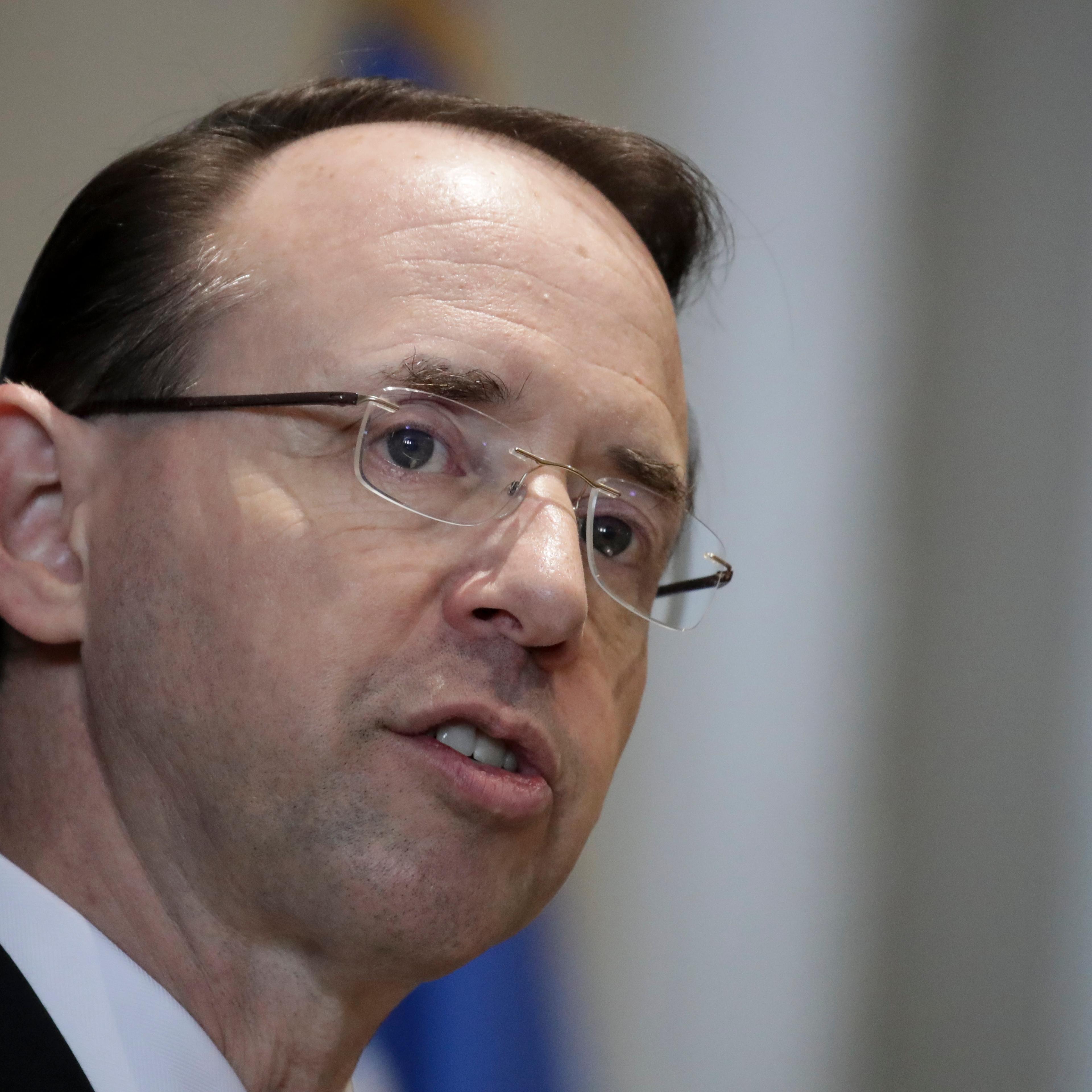Deputy Attorney General Rod Rosenstein Speaks At Bar Association's White Collar Crime Institute